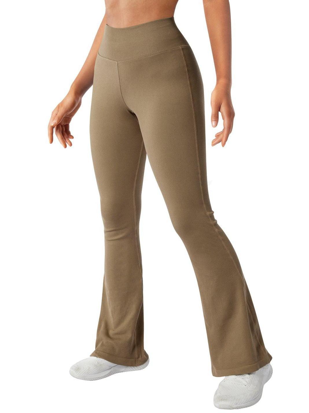 Seamless Ribbed Flare Leggings - Image 14