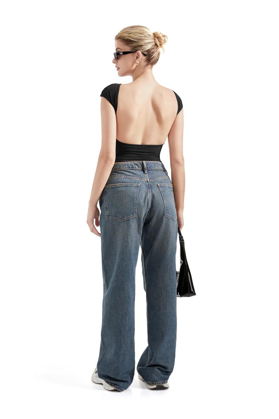 Buttery Soft Backless Shirt - Image 12