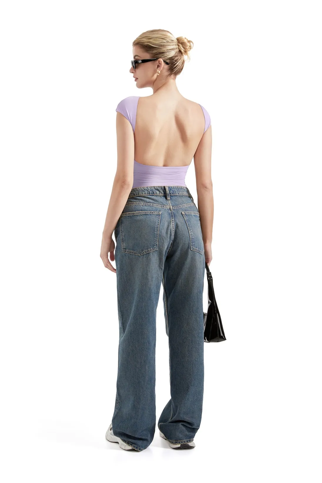 Buttery Soft Backless Shirt - Image 40