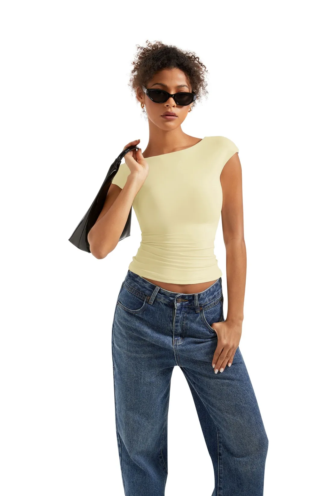 Buttery Soft Backless Shirt - Image 57