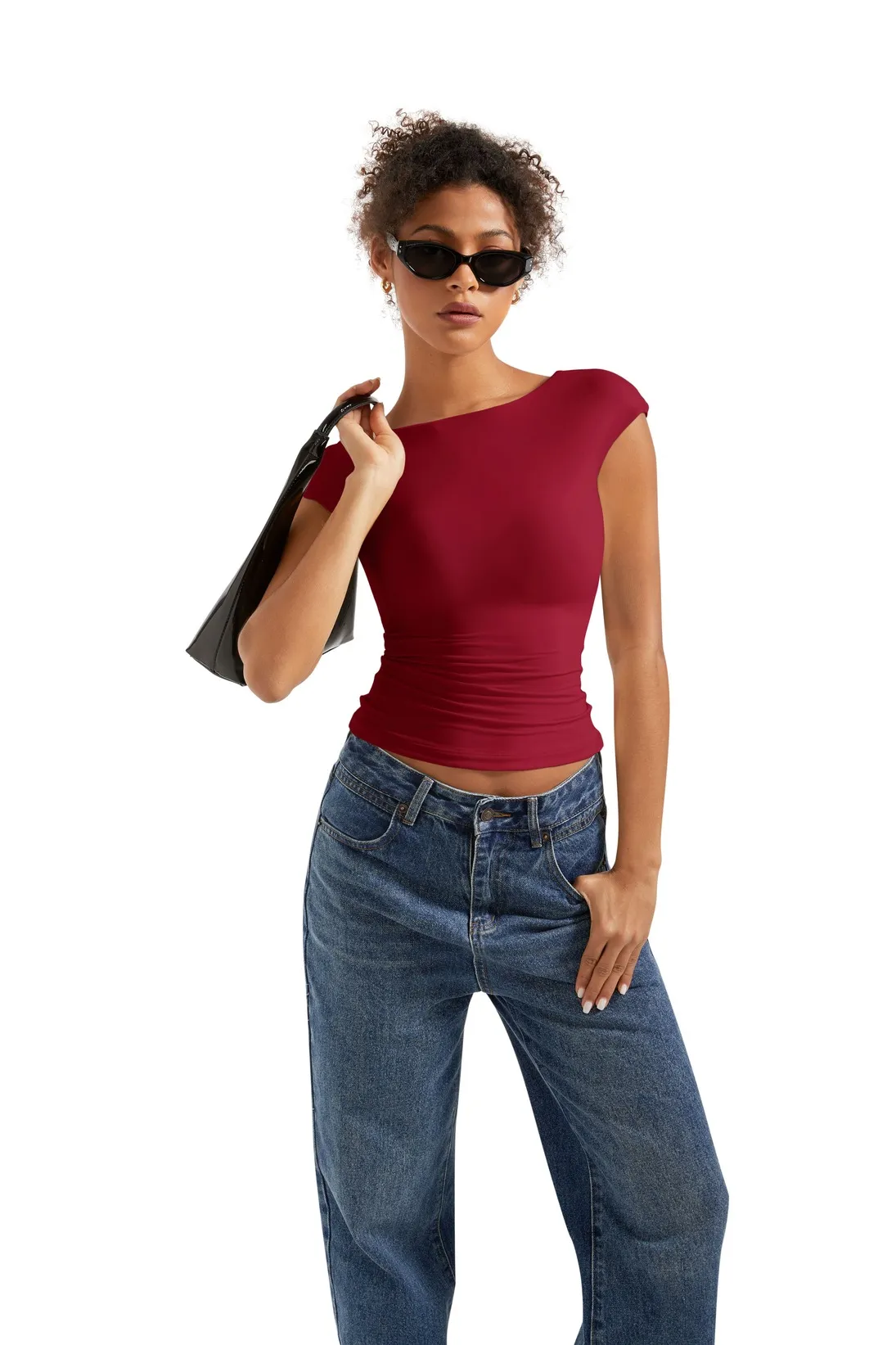 Buttery Soft Backless Shirt - Image 69