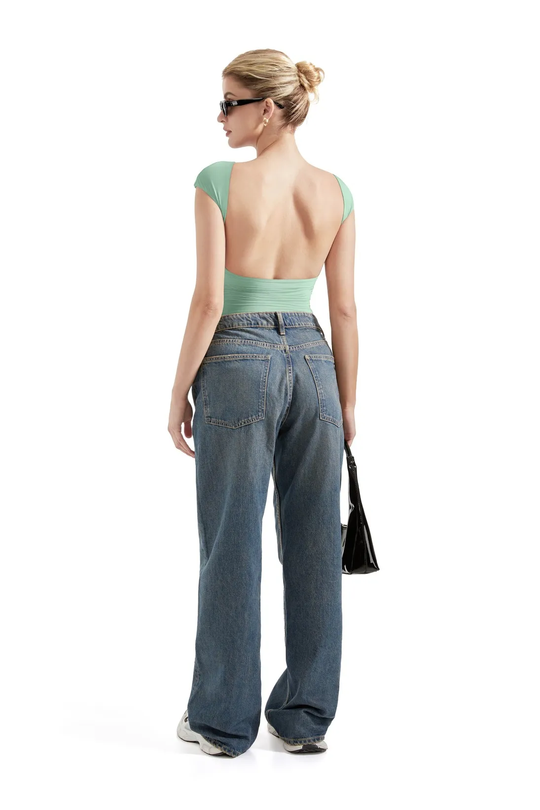 Buttery Soft Backless Shirt - Image 83