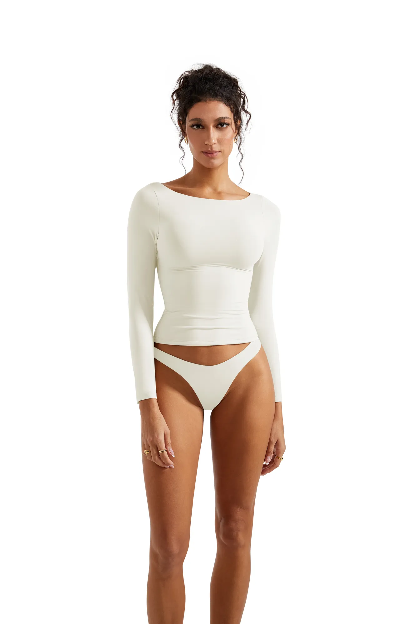 Buttery Soft Boat Neck Shirt - Long Sleeve - Image 29