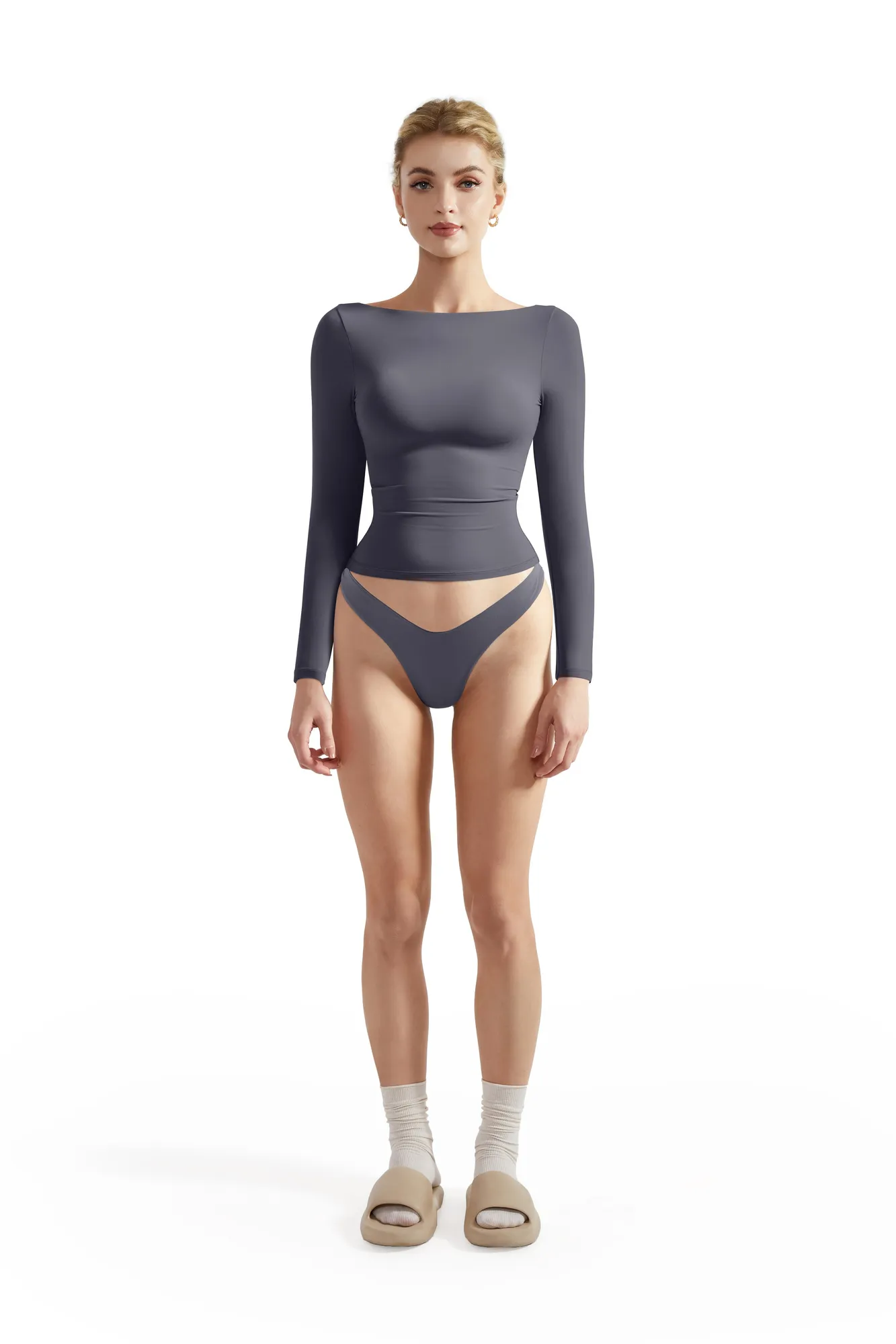 Buttery Soft Boat Neck Shirt - Long Sleeve - Image 31