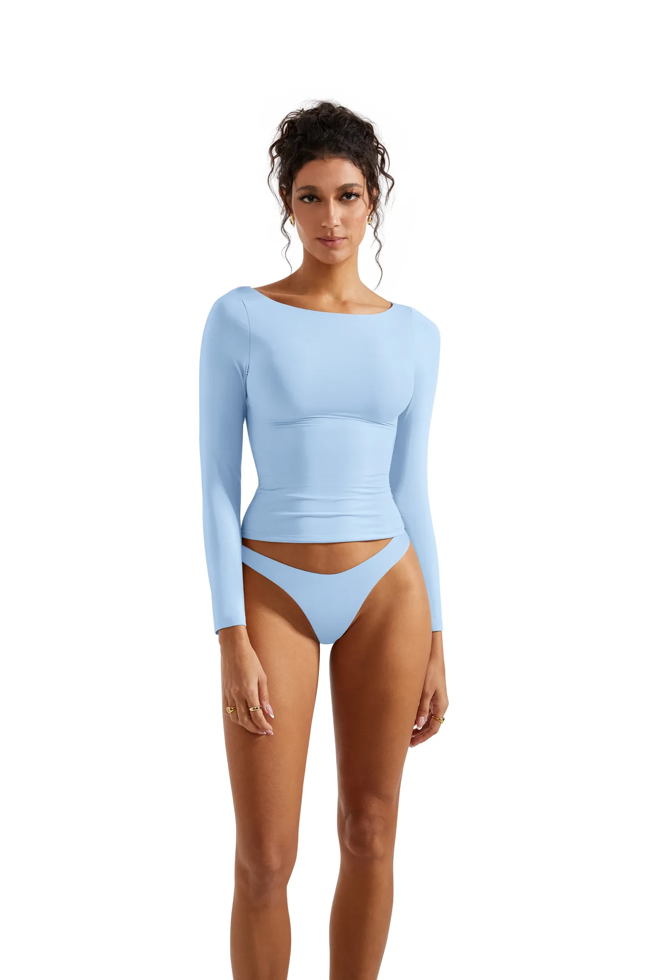 Buttery Soft Boat Neck Shirt - Long Sleeve - Image 46