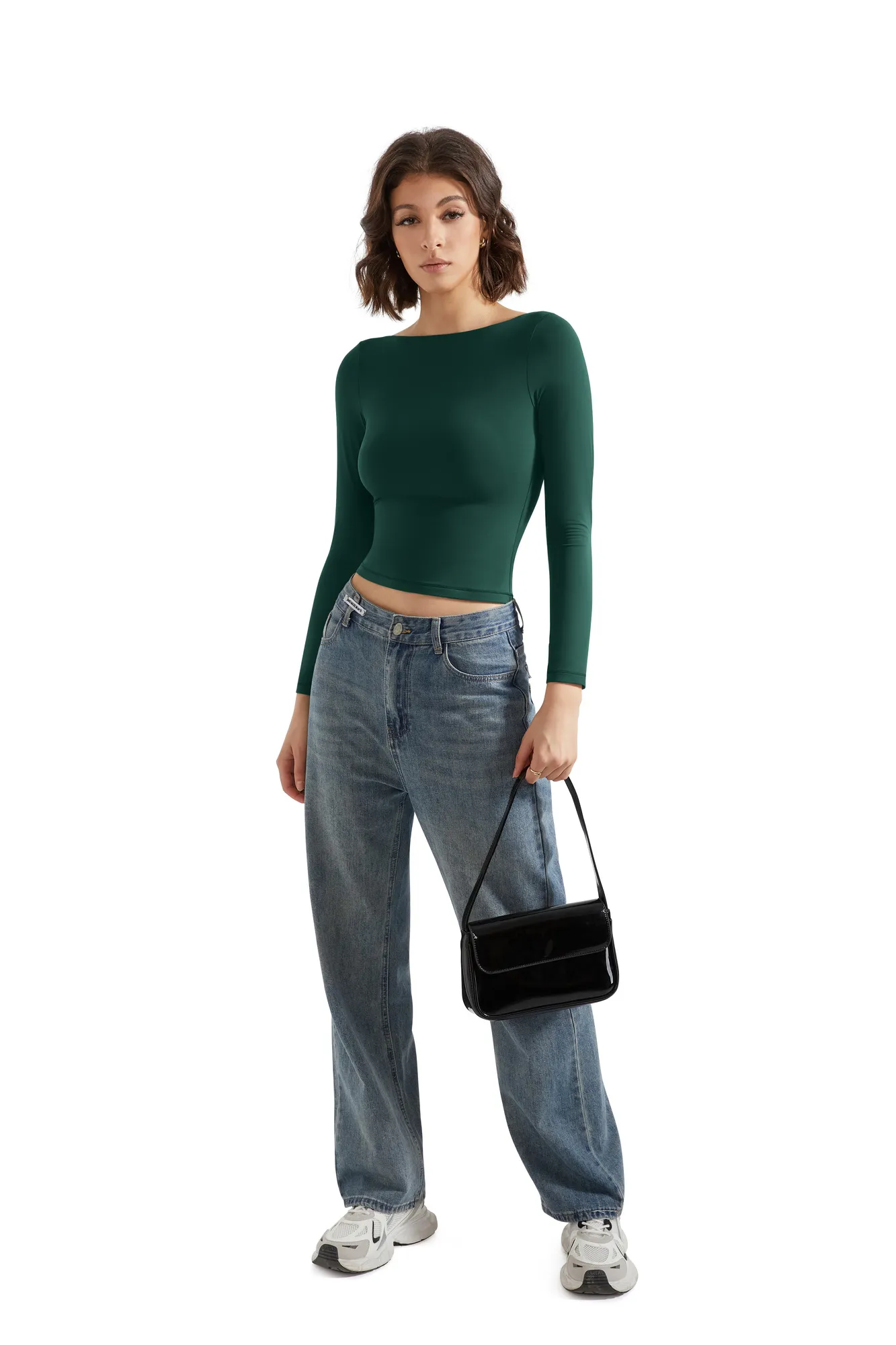 Buttery Soft Boat Neck Shirt - Long Sleeve - Image 49