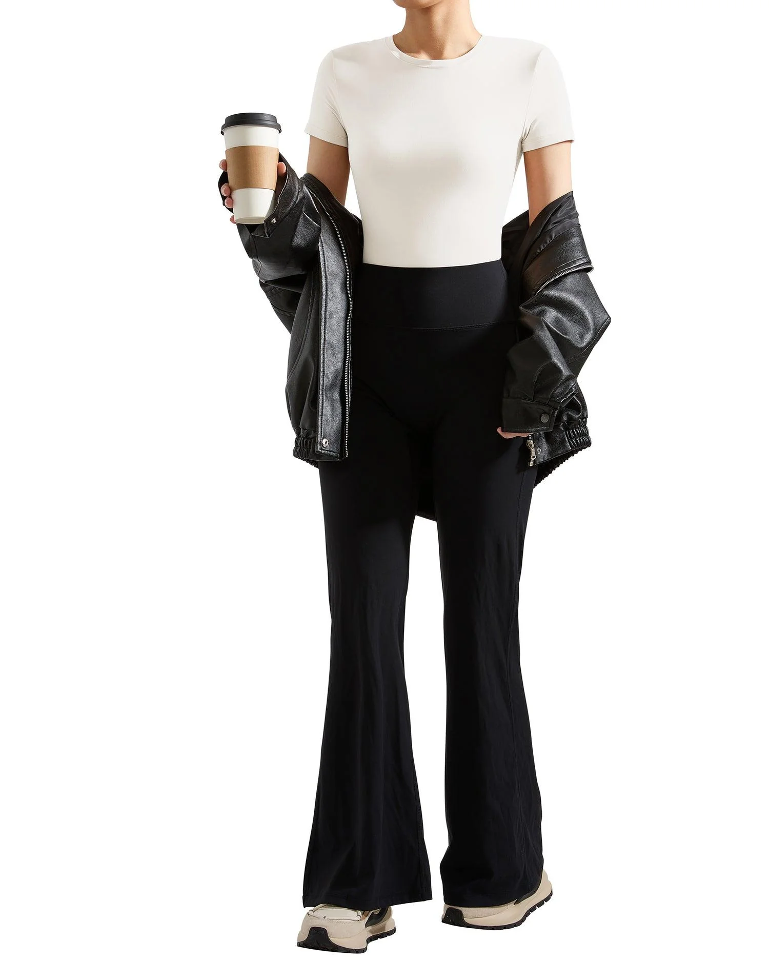 Buttery Soft Crew Neck Bodysuit - Short Sleeve - Image 29