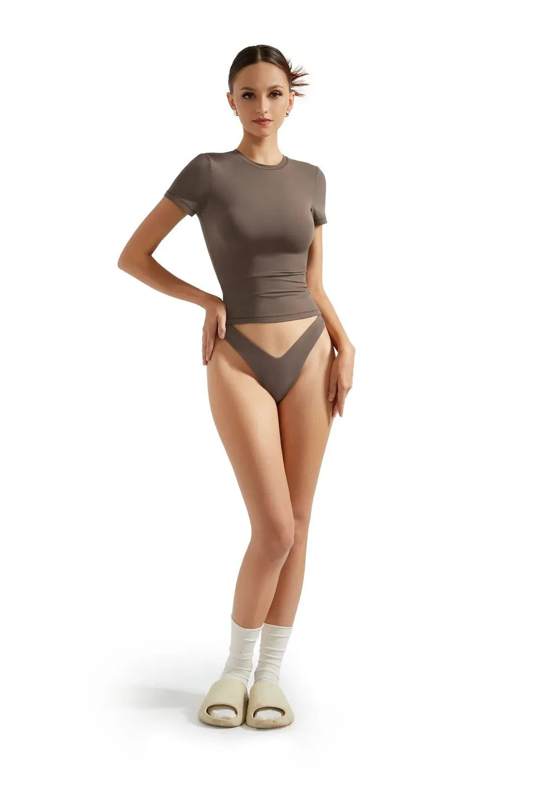 Buttery Soft Crew Neck Shirt - Short Sleeve - Image 14