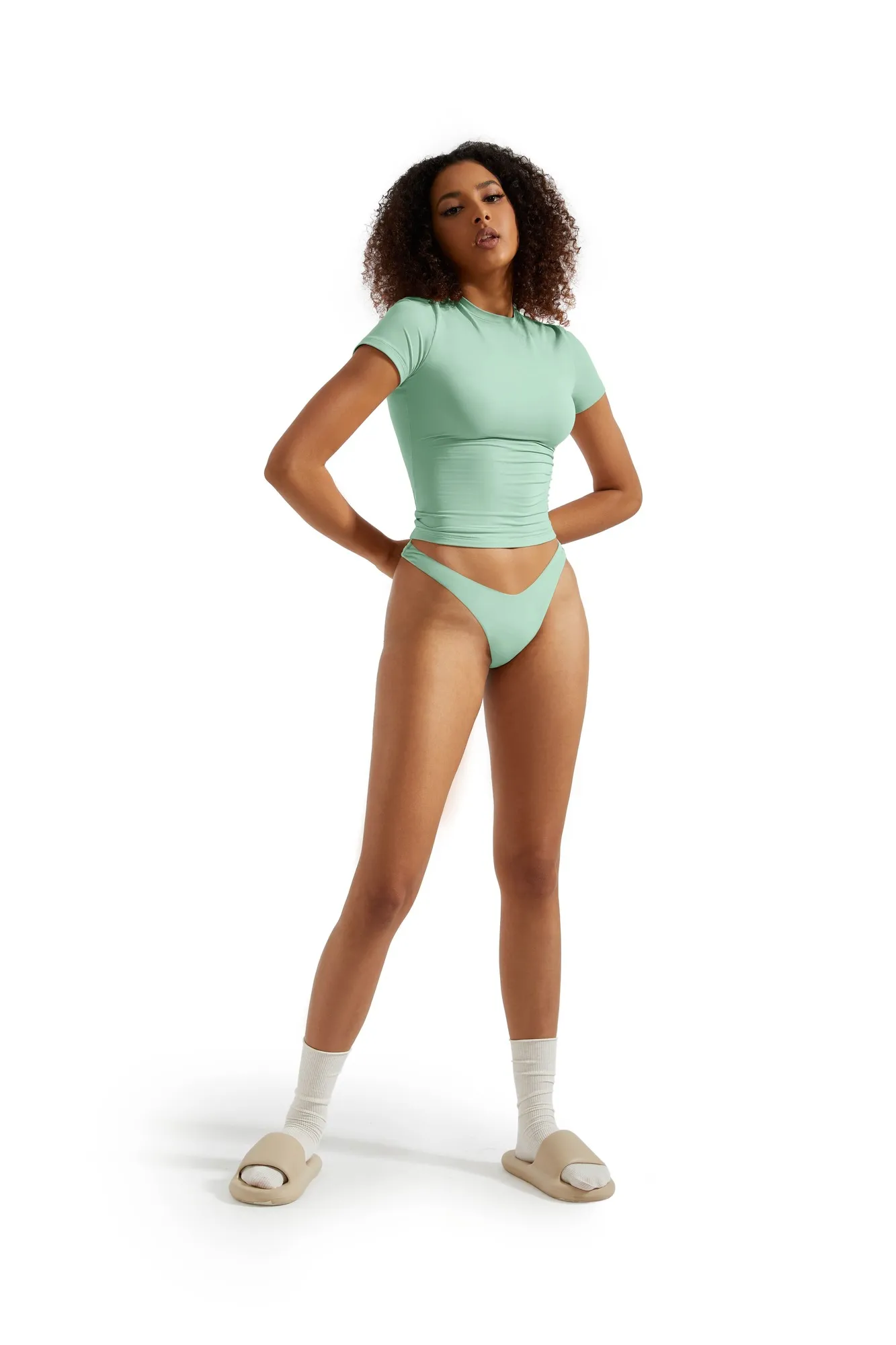 Buttery Soft Crew Neck Shirt - Short Sleeve - Image 51