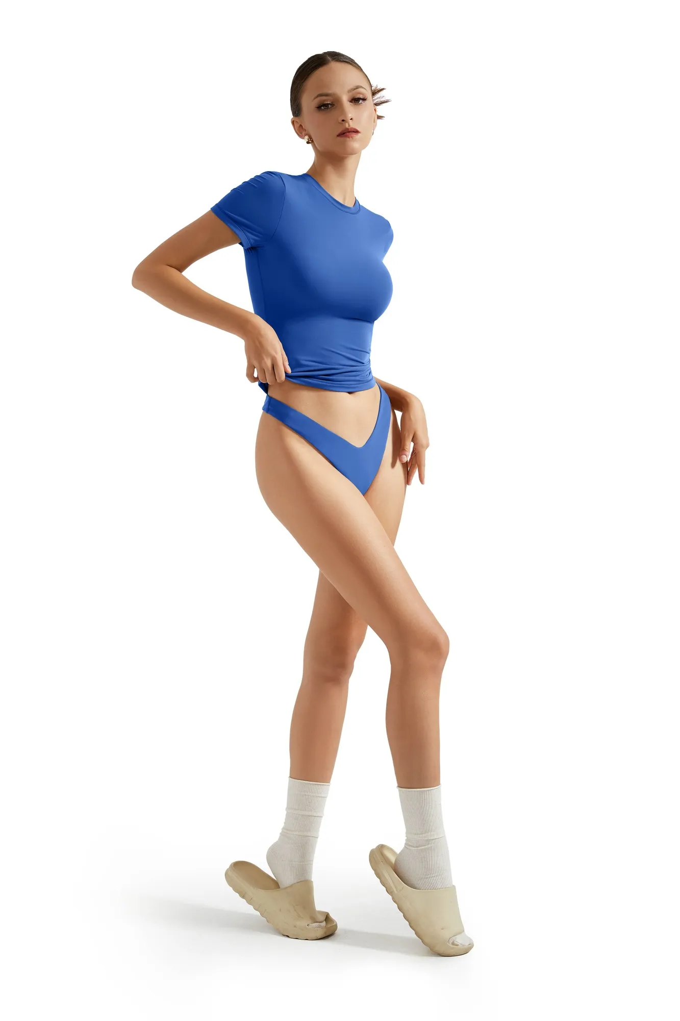 Buttery Soft Crew Neck Shirt - Short Sleeve - Image 65