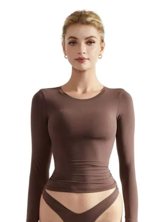 Buttery Soft Crew Neck Shirt - Long Sleeve - Image 14