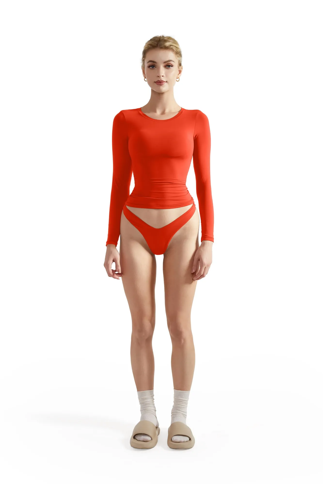 Buttery Soft Crew Neck Shirt - Long Sleeve - Image 52