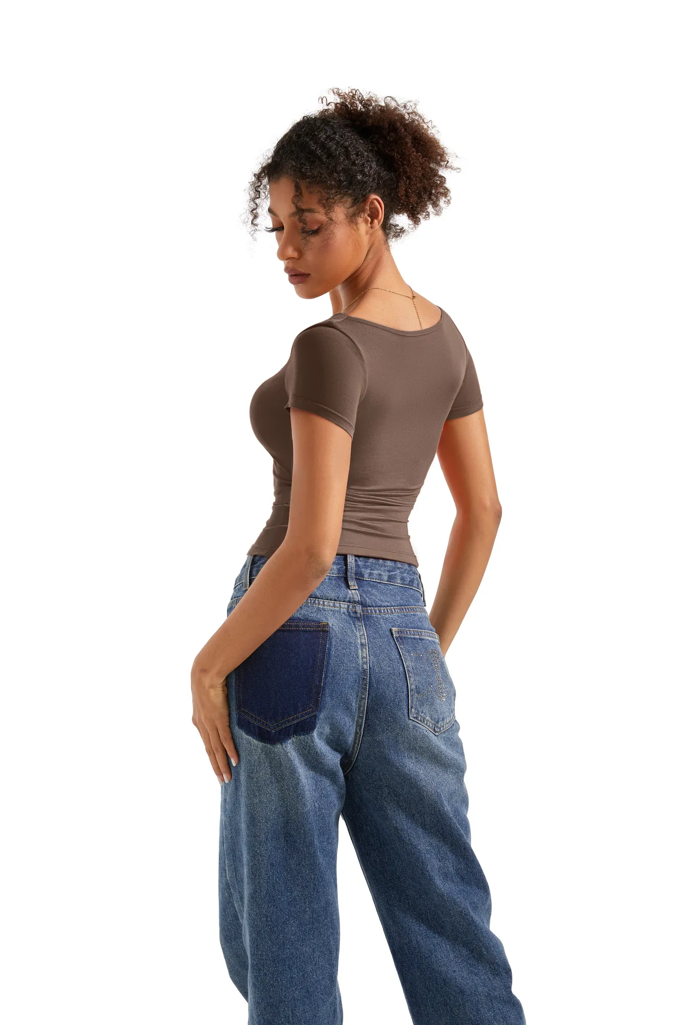 Buttery Soft Multi-Way Off Shoulder Shirt - Image 12