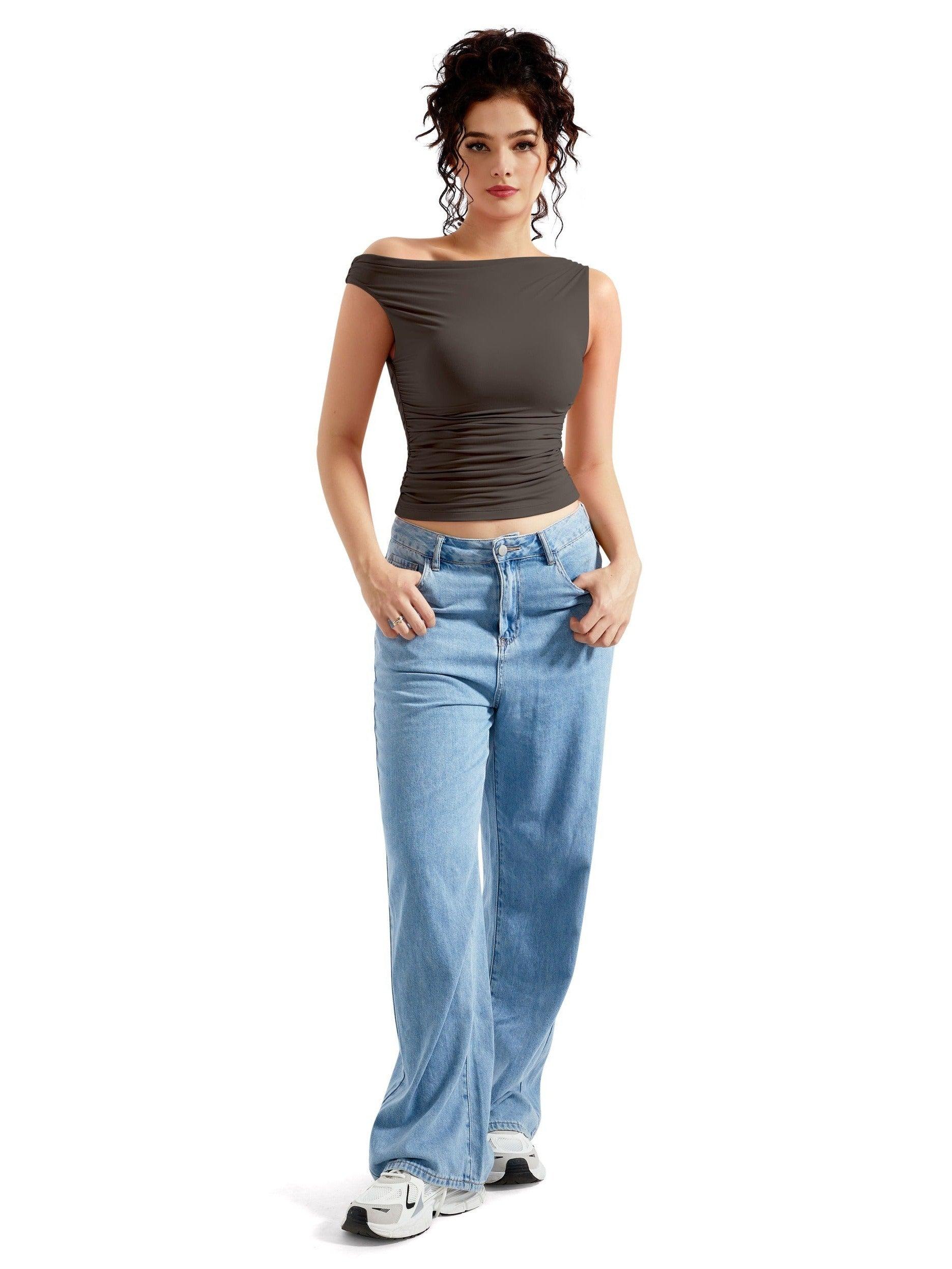 Buttery Soft Off Shoulder Shirt - Image 24