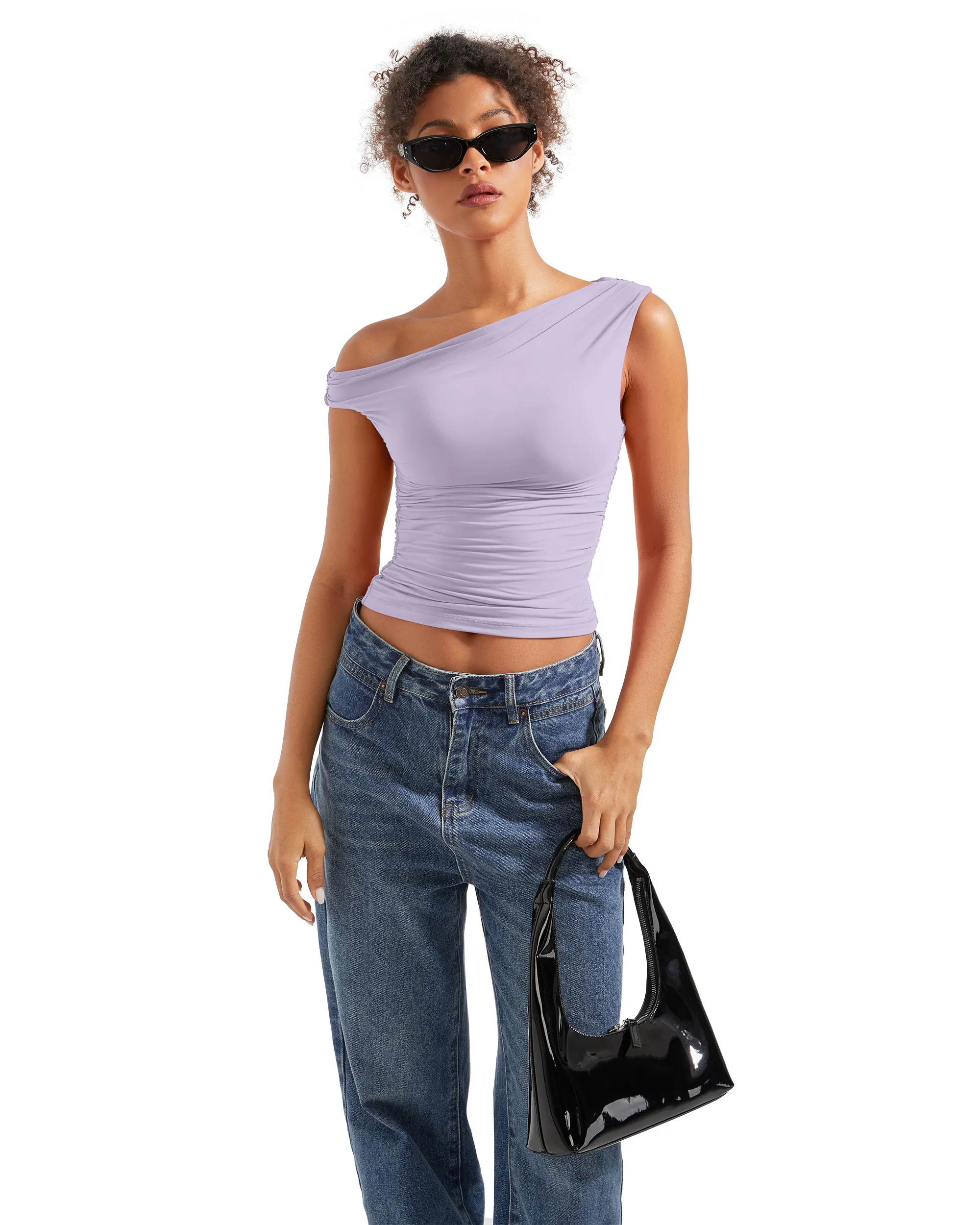 Buttery Soft Off Shoulder Shirt - Image 48