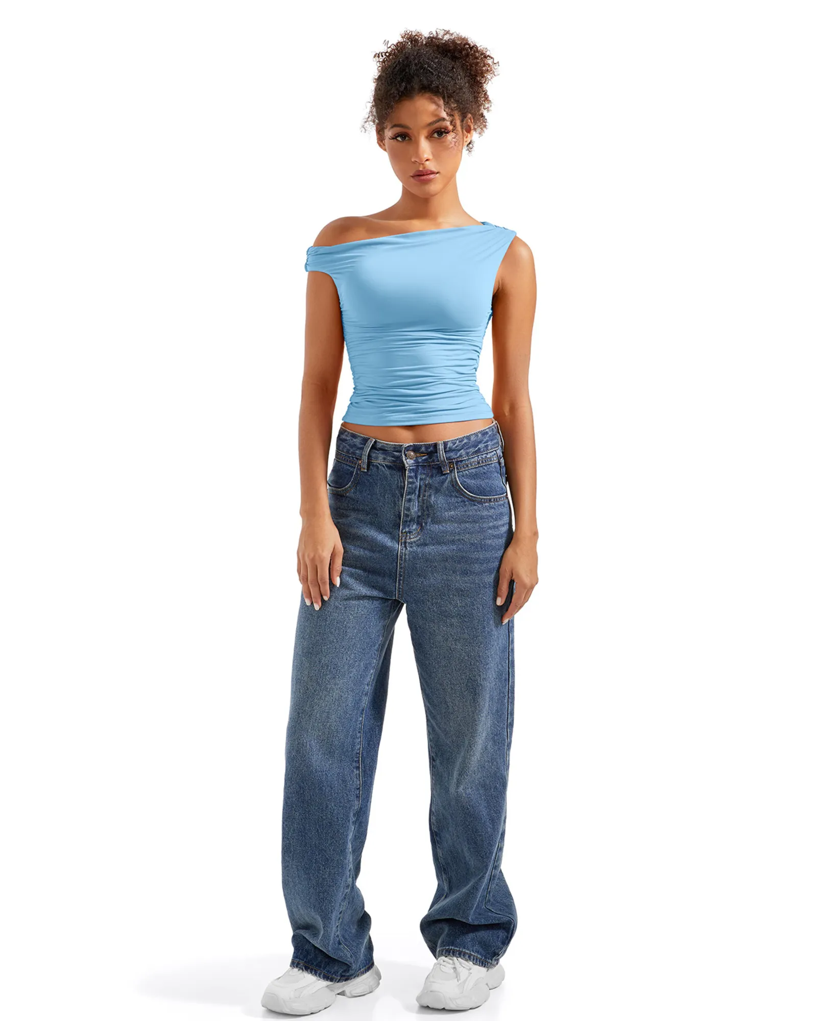 Buttery Soft Off Shoulder Shirt - Image 68