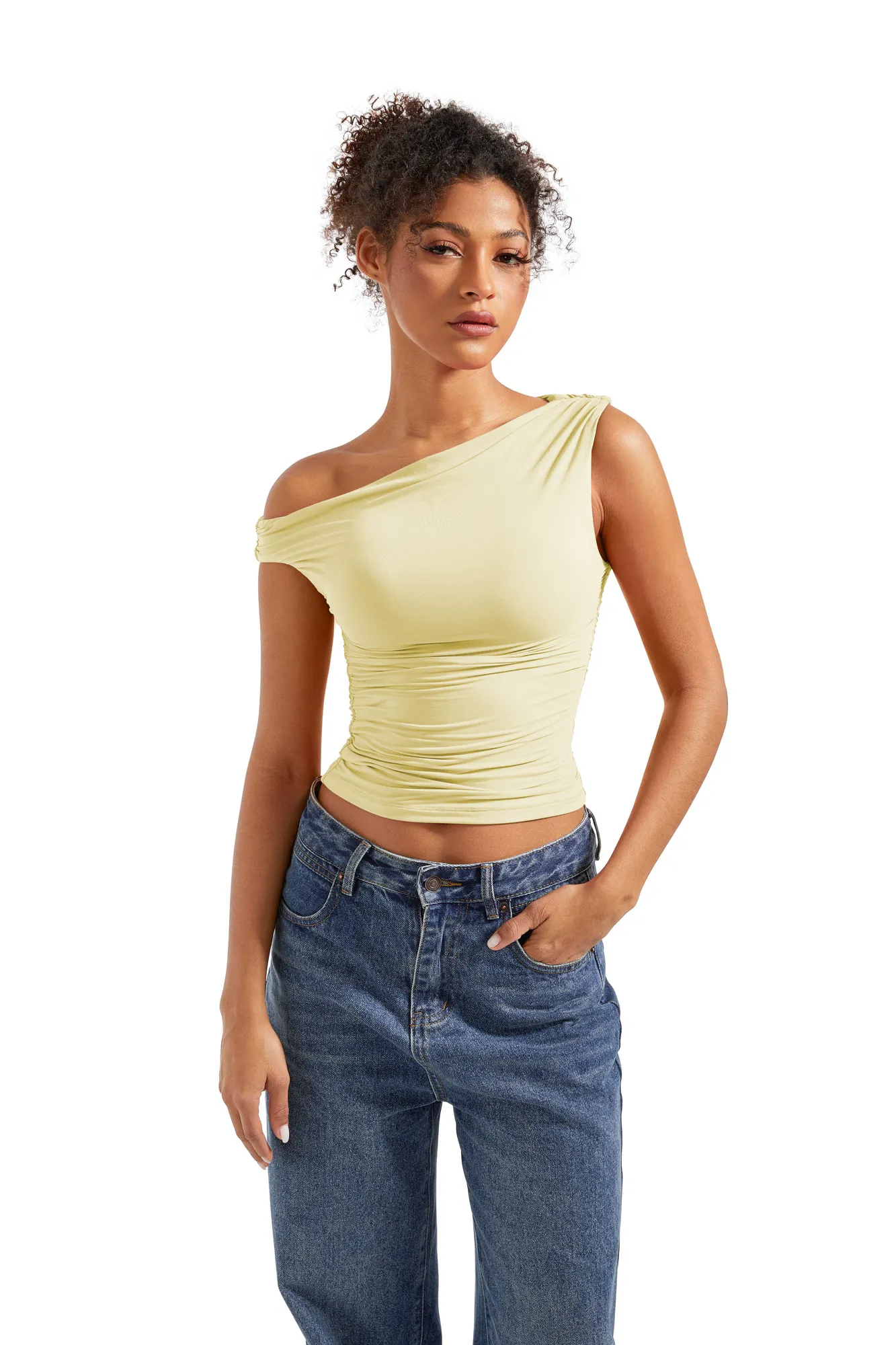 Buttery Soft Off Shoulder Shirt - Image 79