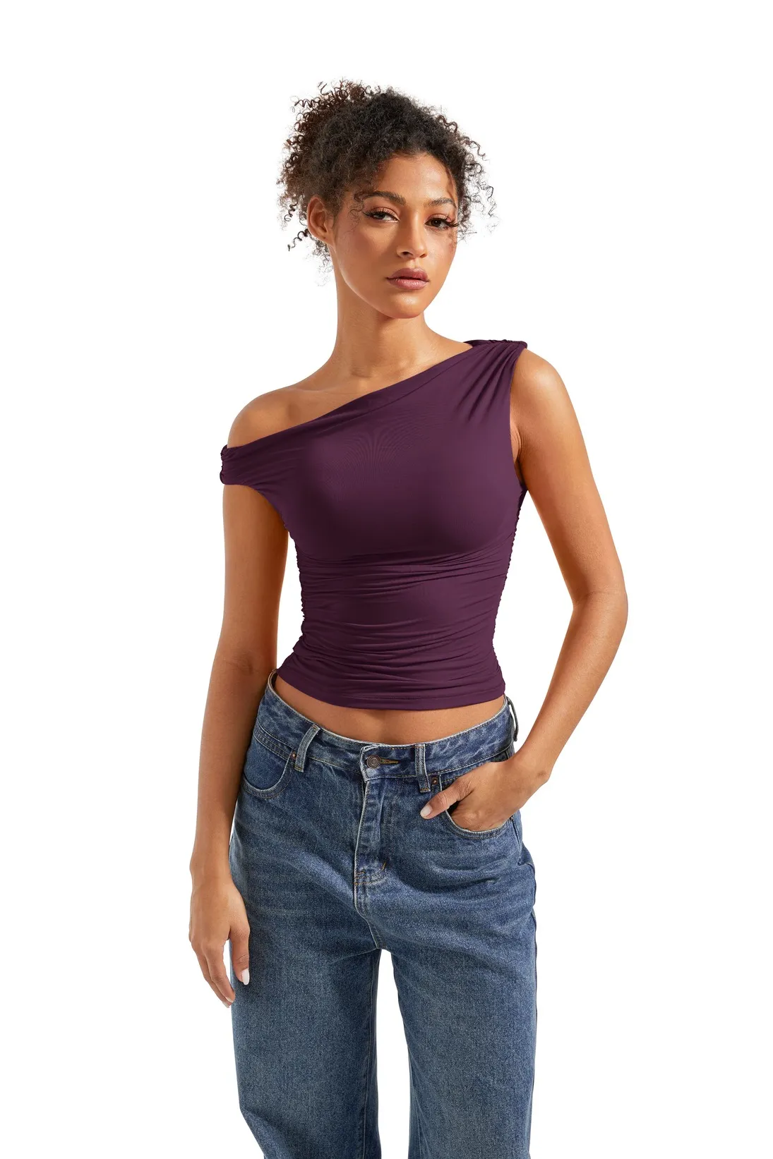 Buttery Soft Off Shoulder Shirt - Image 86