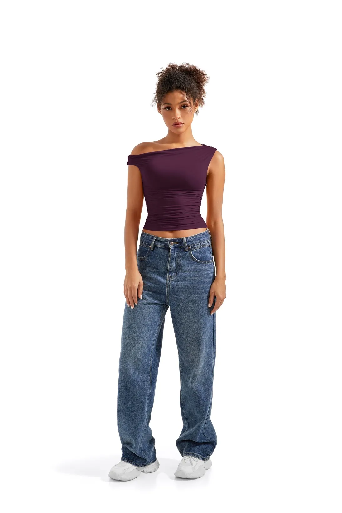 Buttery Soft Off Shoulder Shirt - Image 87