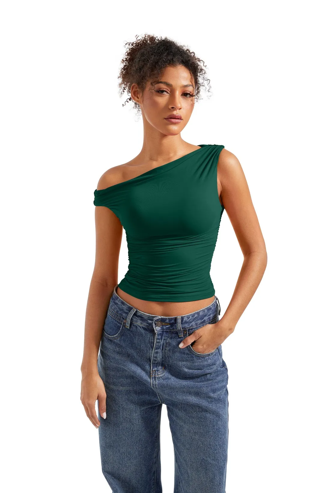 Buttery Soft Off Shoulder Shirt - Image 96