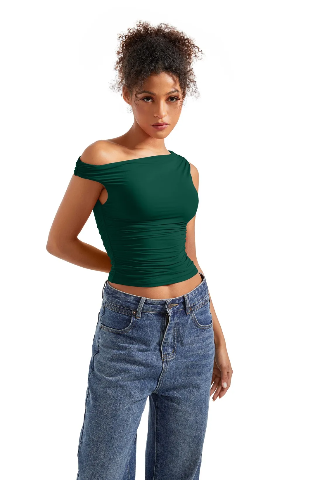 Buttery Soft Off Shoulder Shirt - Image 97