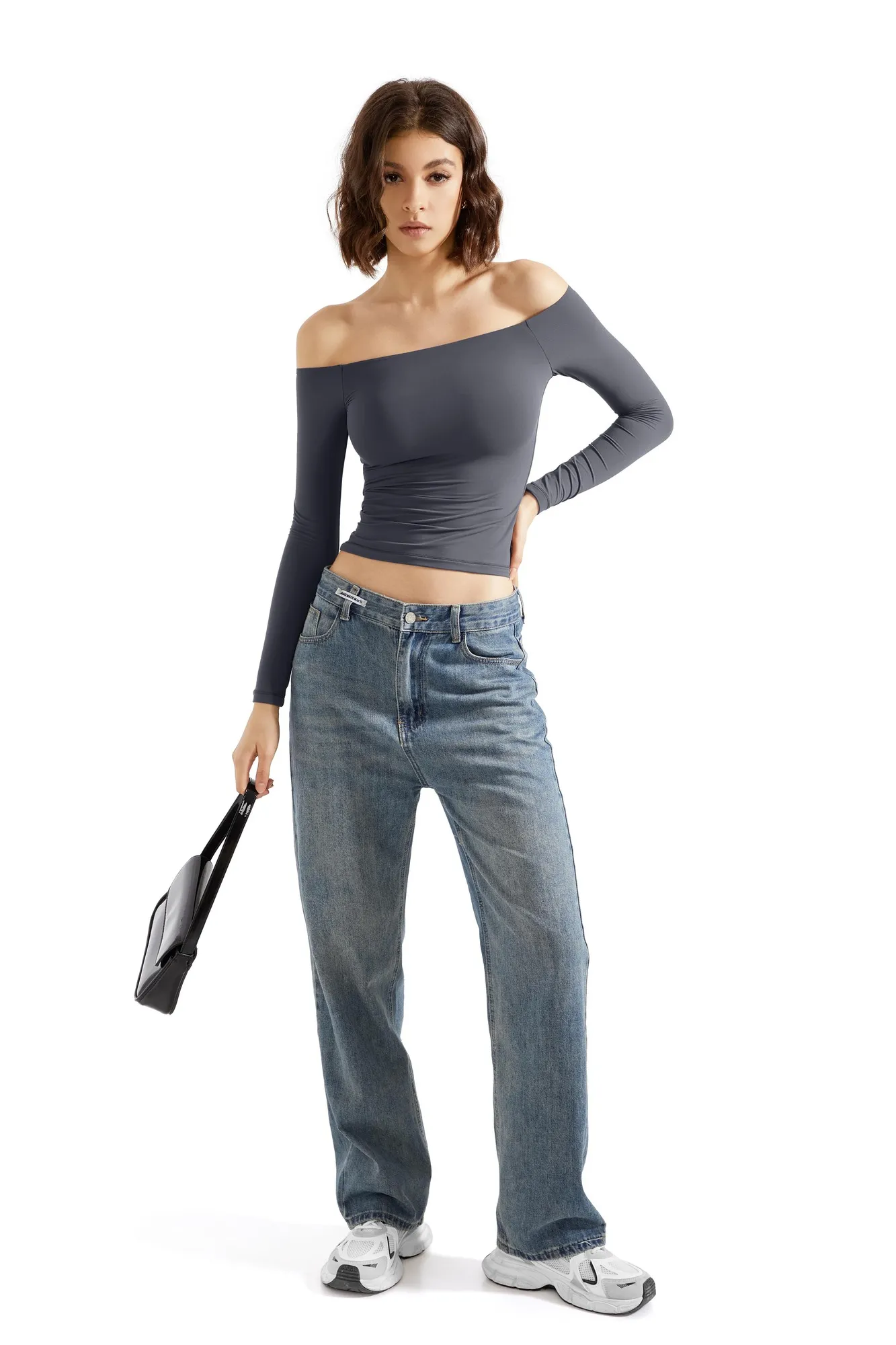 Buttery Soft Off Shoulder Shirt - Long Sleeve - Image 22