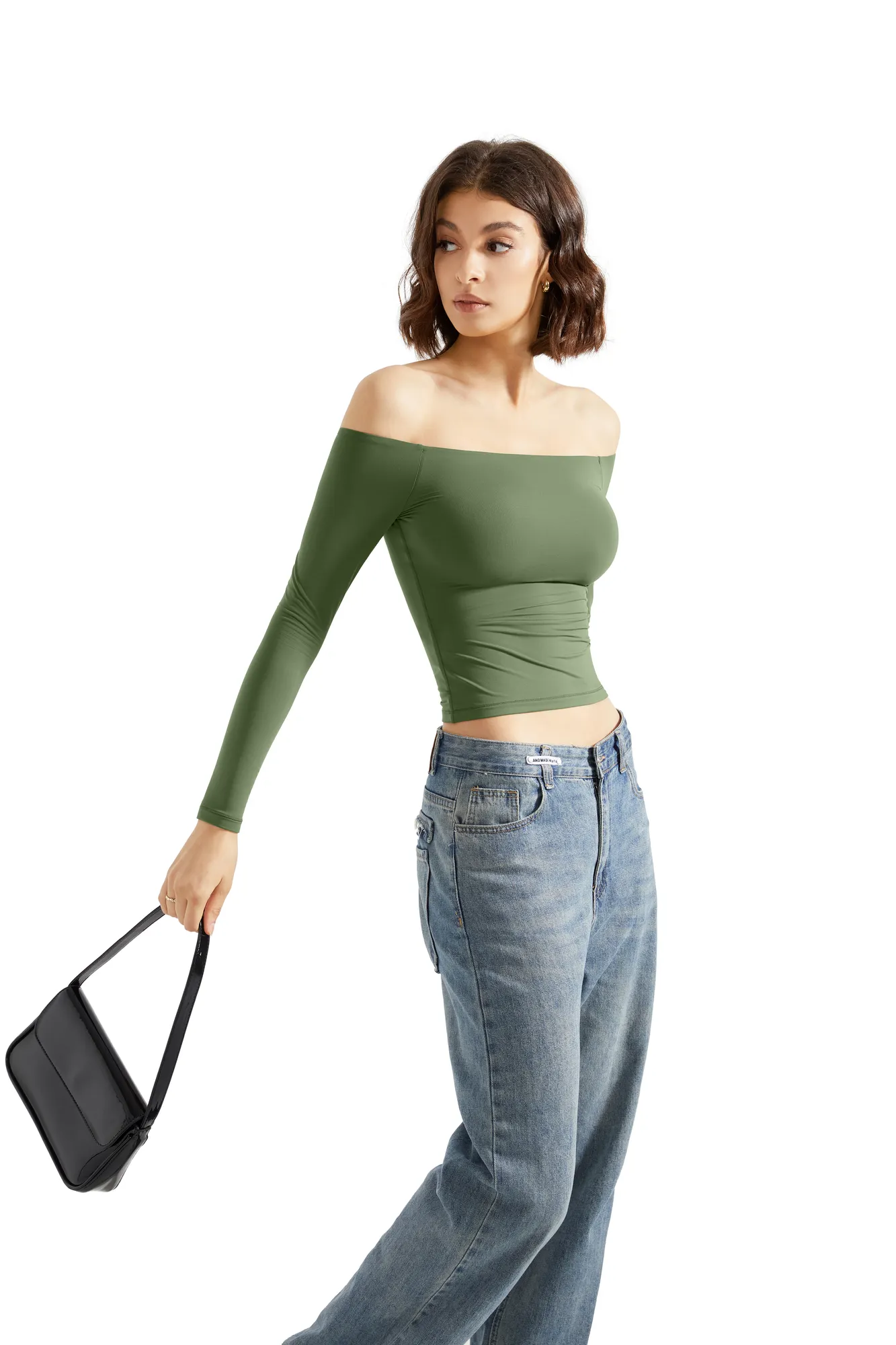 Buttery Soft Off Shoulder Shirt - Long Sleeve - Image 39