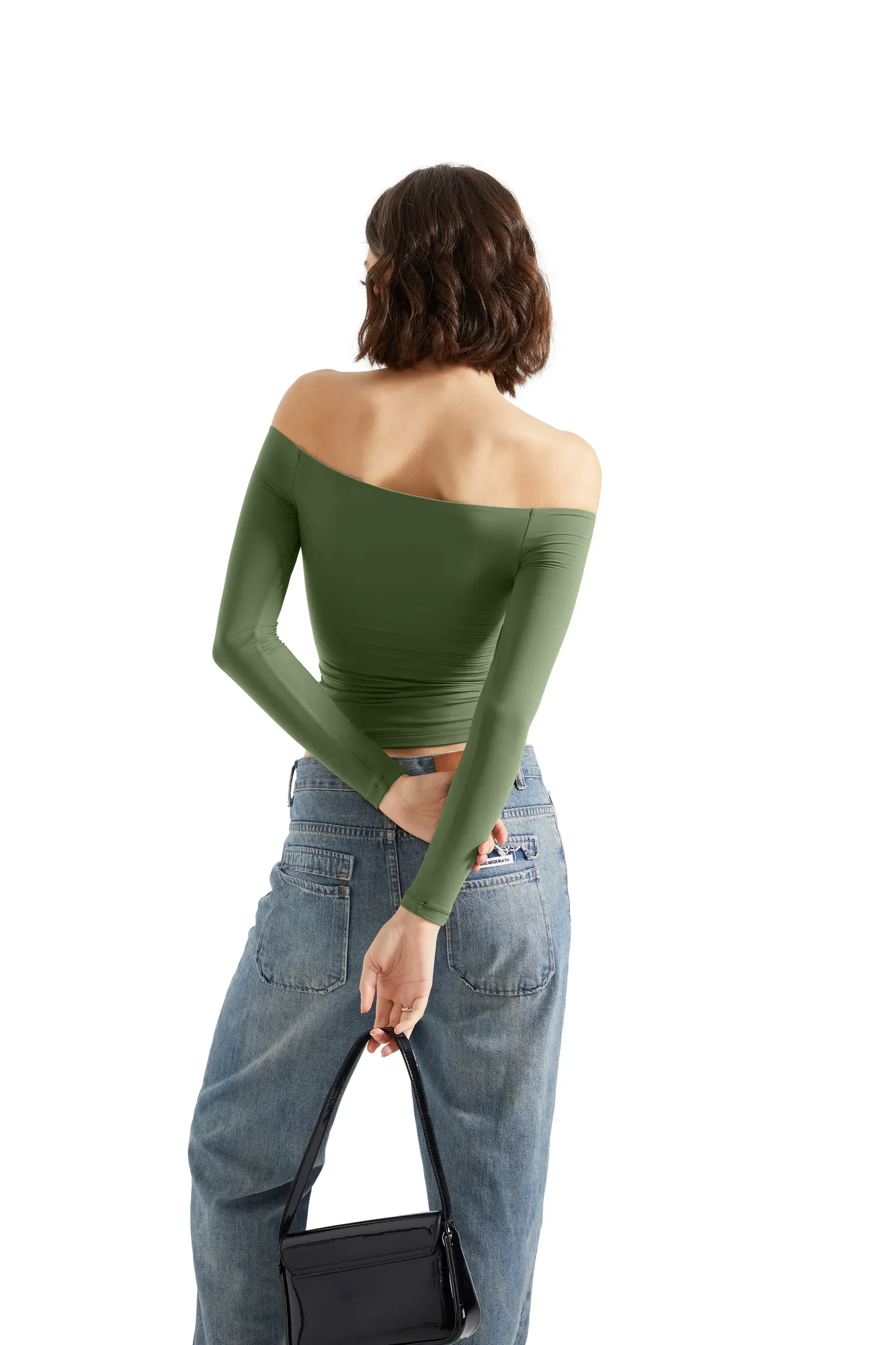 Buttery Soft Off Shoulder Shirt - Long Sleeve - Image 41