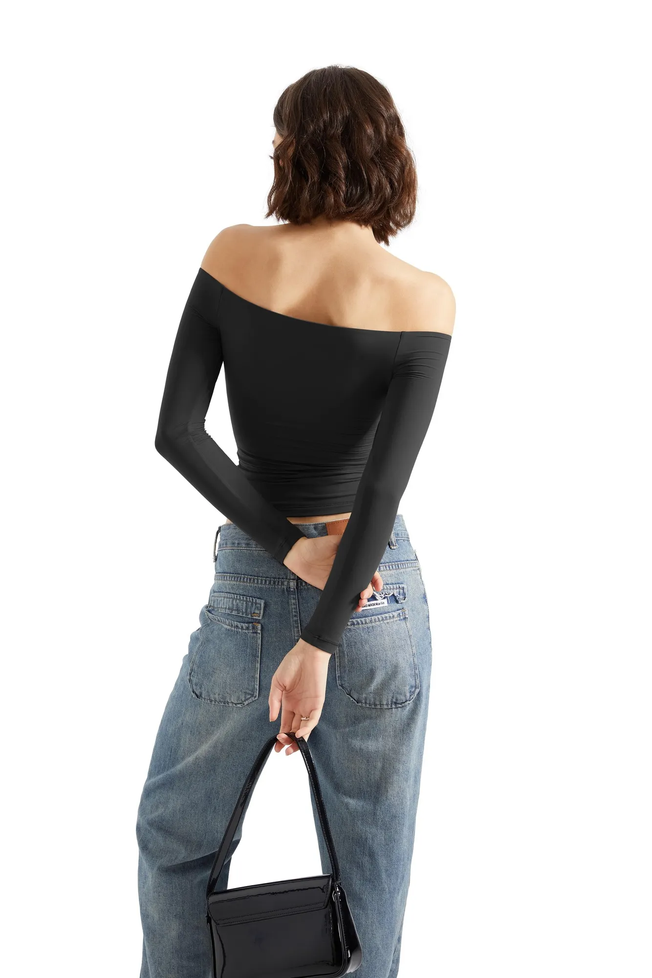 Buttery Soft Off Shoulder Shirt - Long Sleeve - Image 5