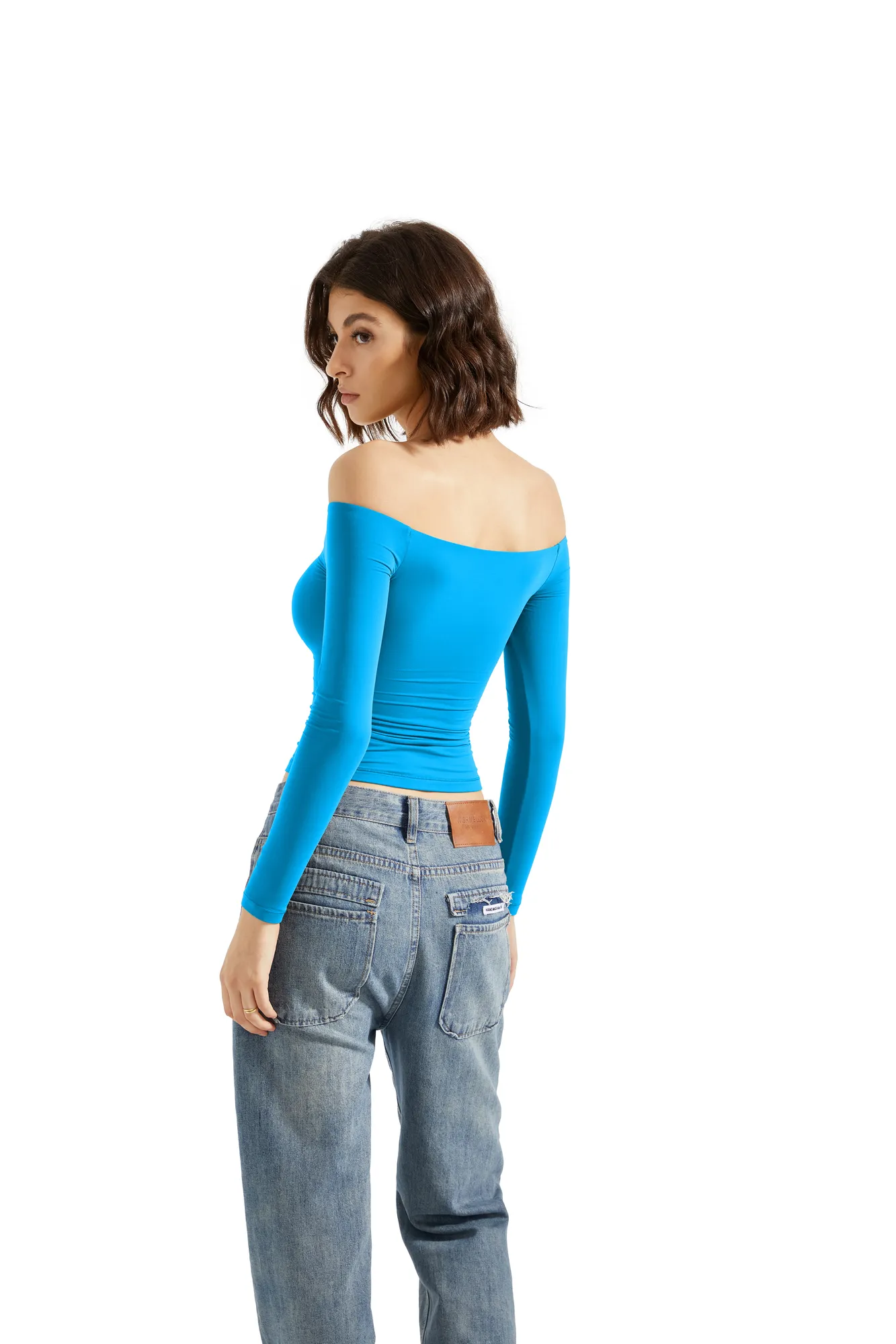 Buttery Soft Off Shoulder Shirt - Long Sleeve - Image 66