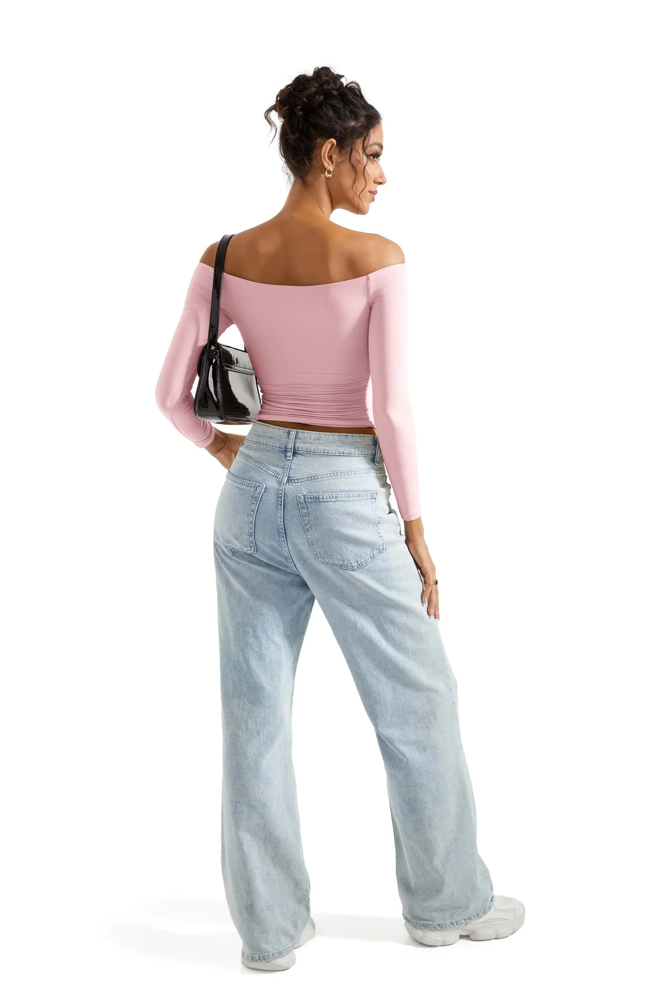 Buttery Soft Off Shoulder Shirt - Long Sleeve - Image 9