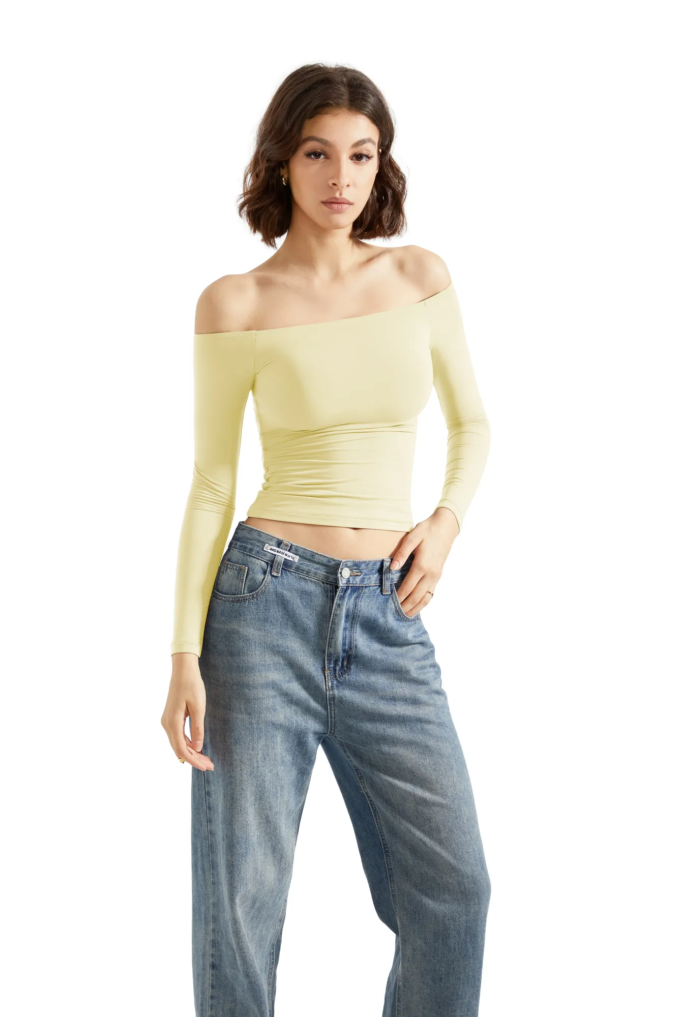 Buttery Soft Off Shoulder Shirt - Long Sleeve - Image 97