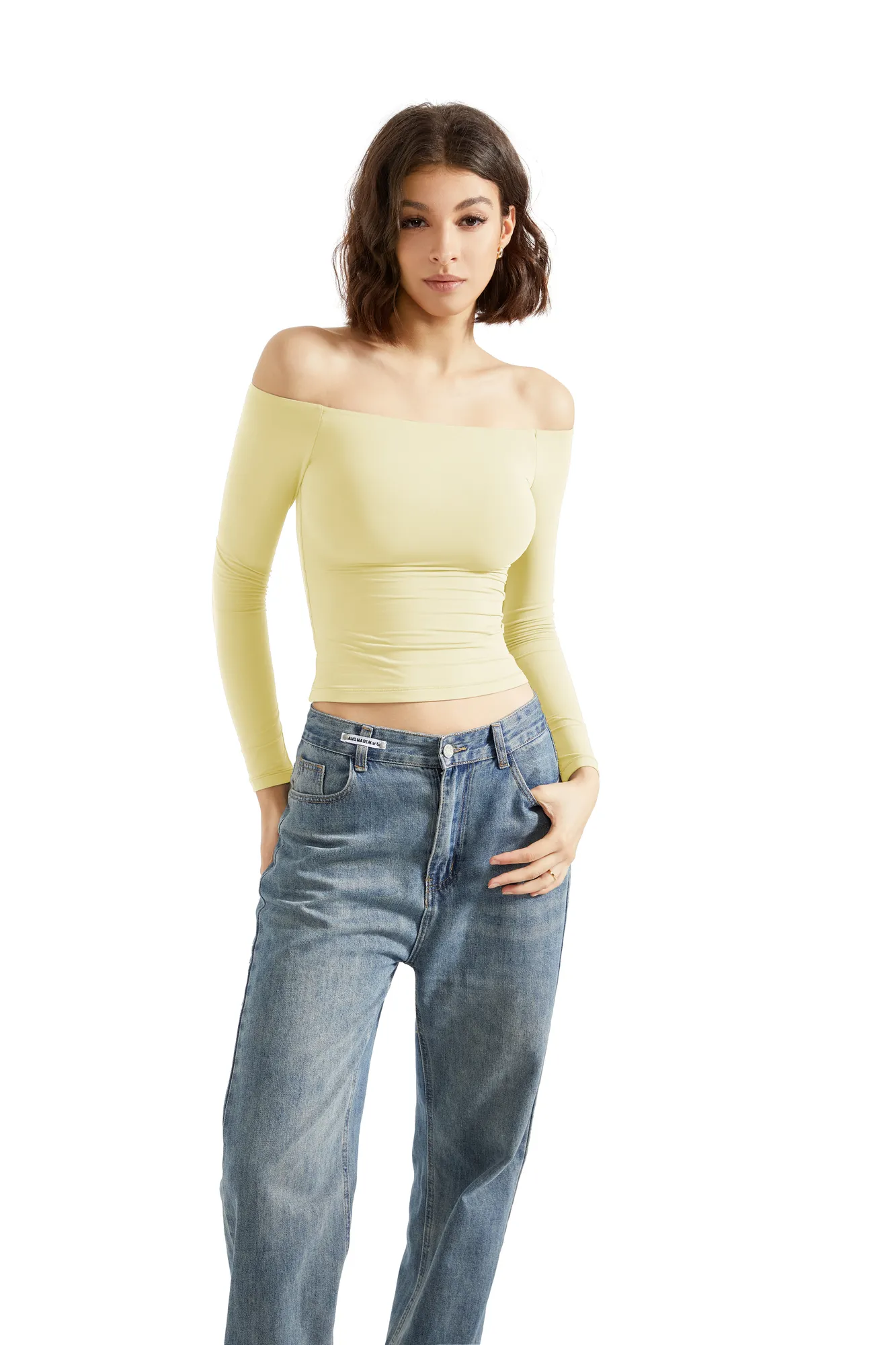 Buttery Soft Off Shoulder Shirt - Long Sleeve - Image 98