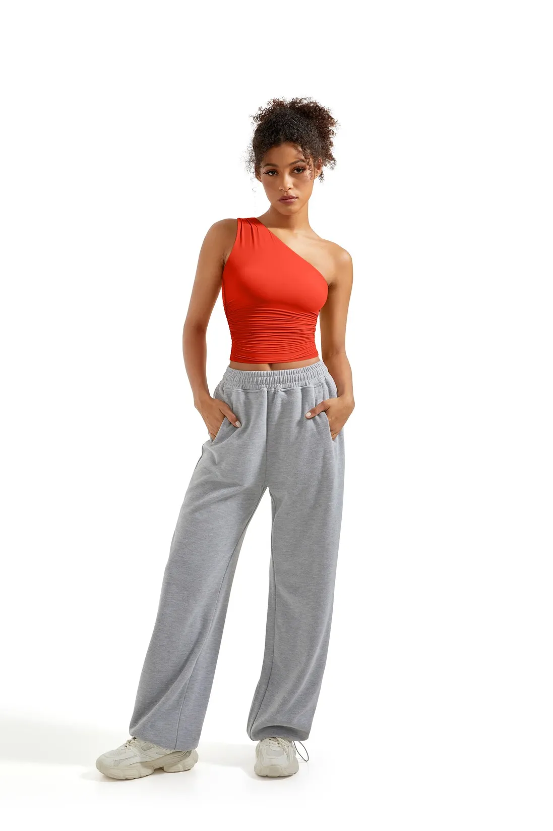 Buttery Soft Off Shoulder Tank Top - Image 12