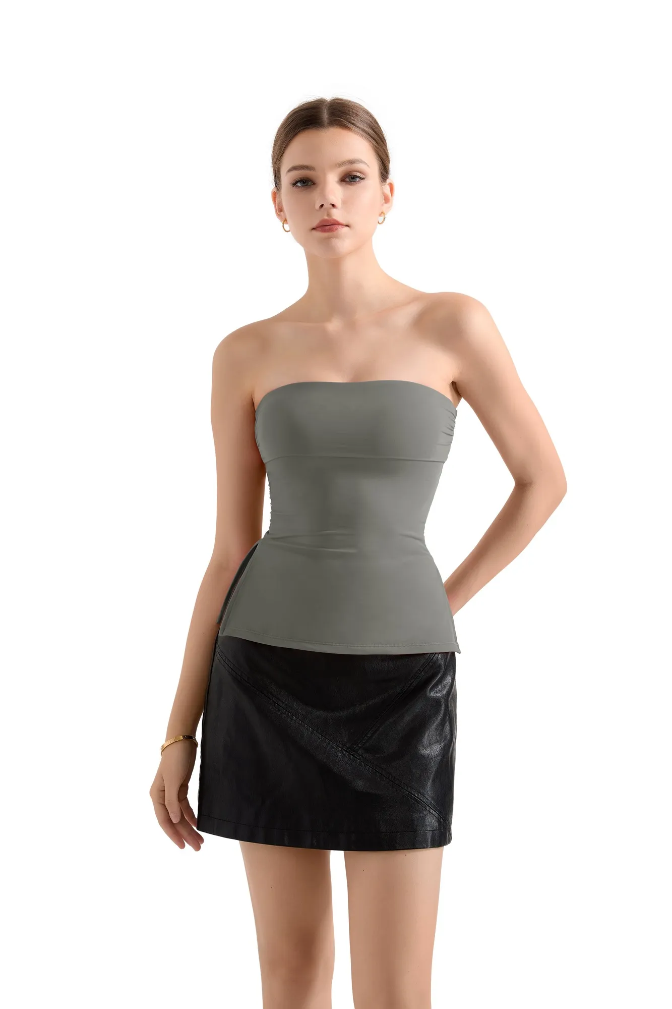 Buttery Soft Side Split Tube Top - Image 62