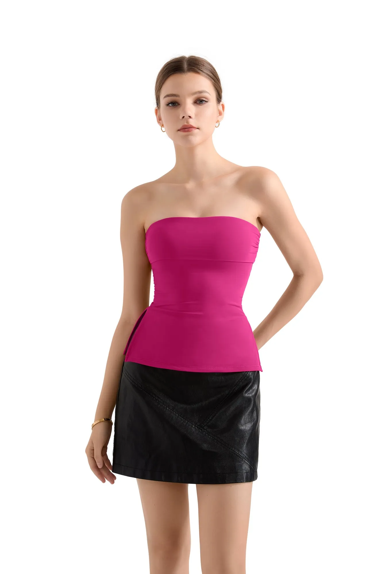 Buttery Soft Side Split Tube Top - Image 68