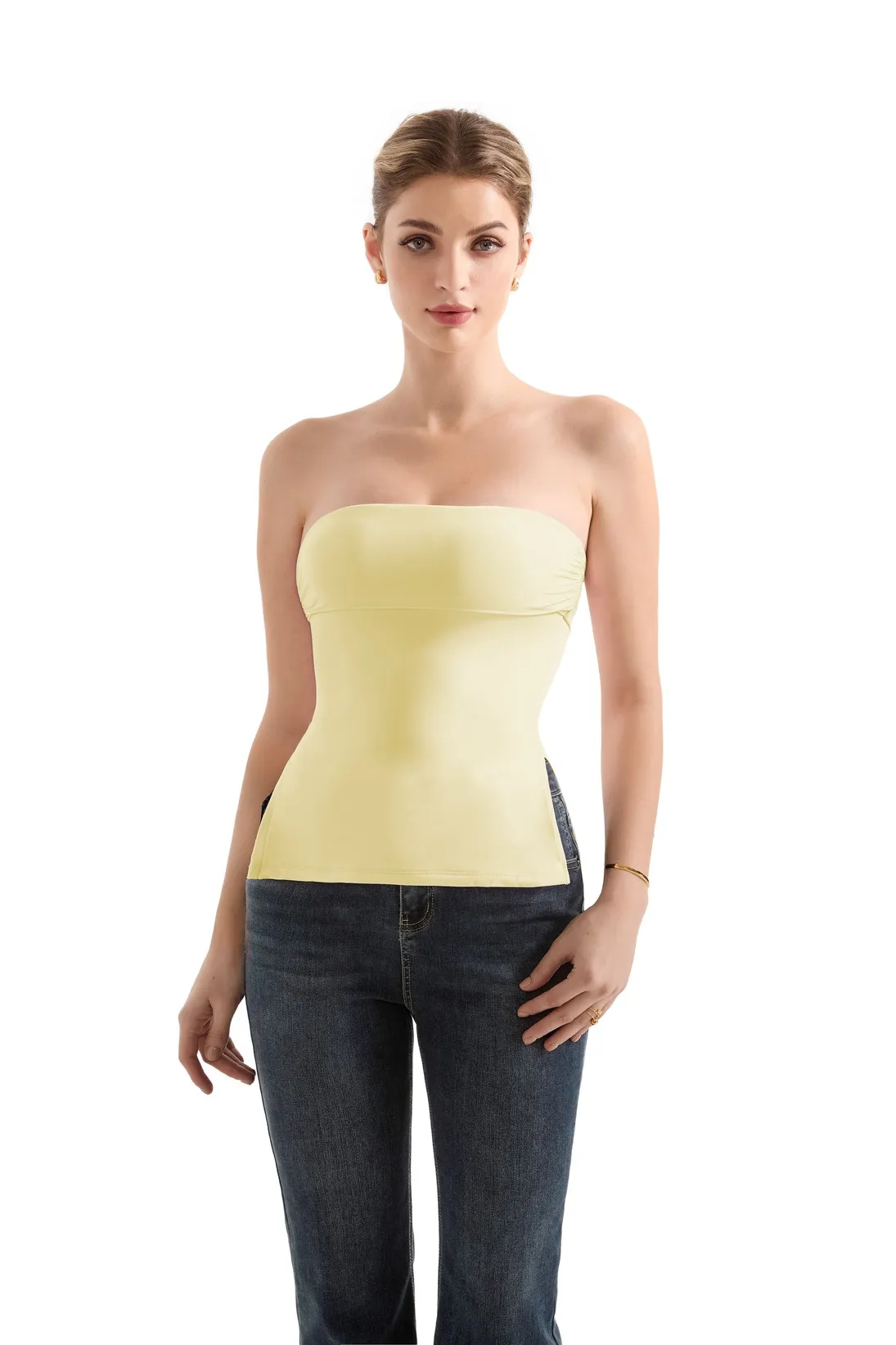 Buttery Soft Side Split Tube Top - Image 78