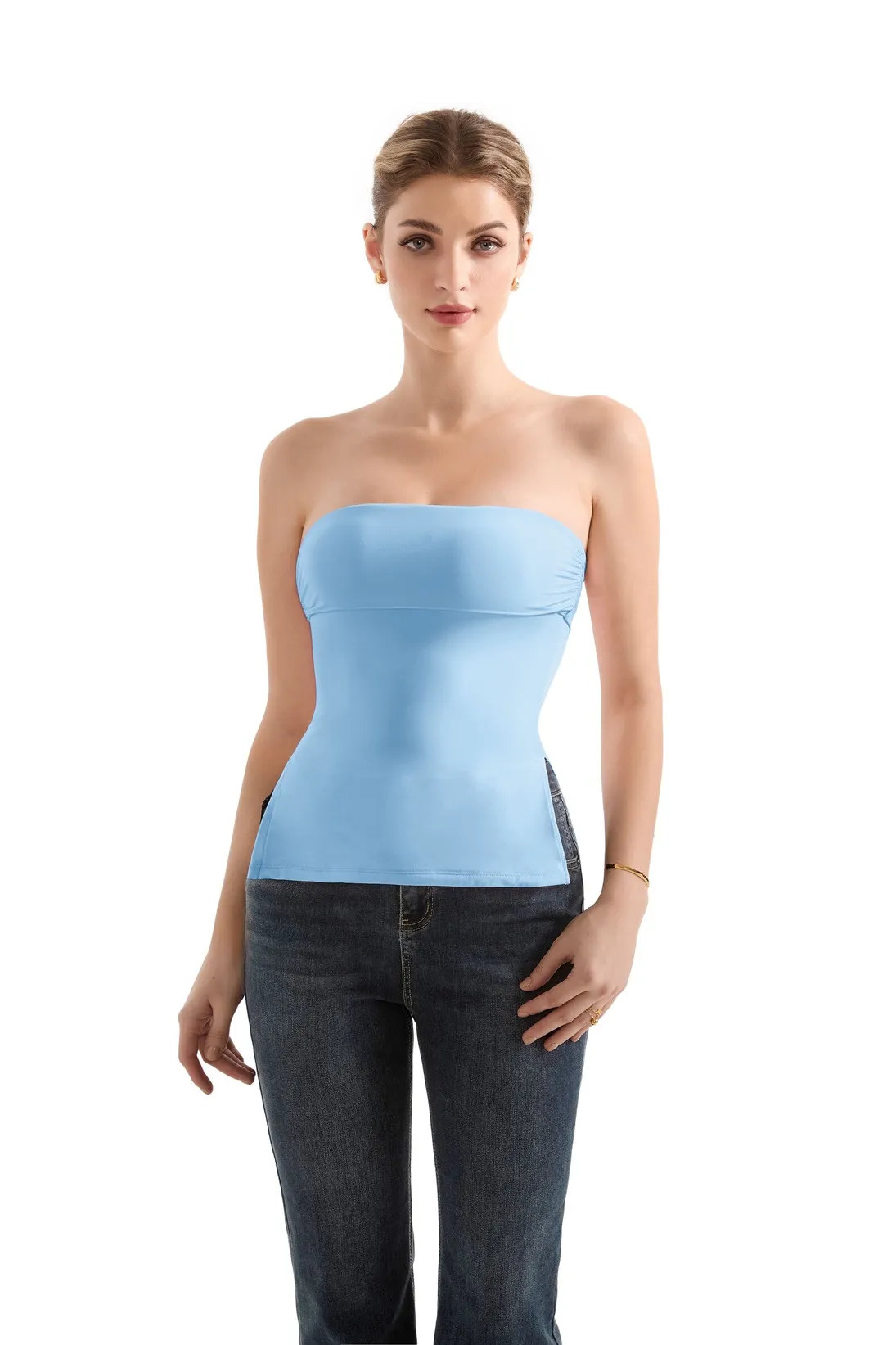 Buttery Soft Side Split Tube Top - Image 89