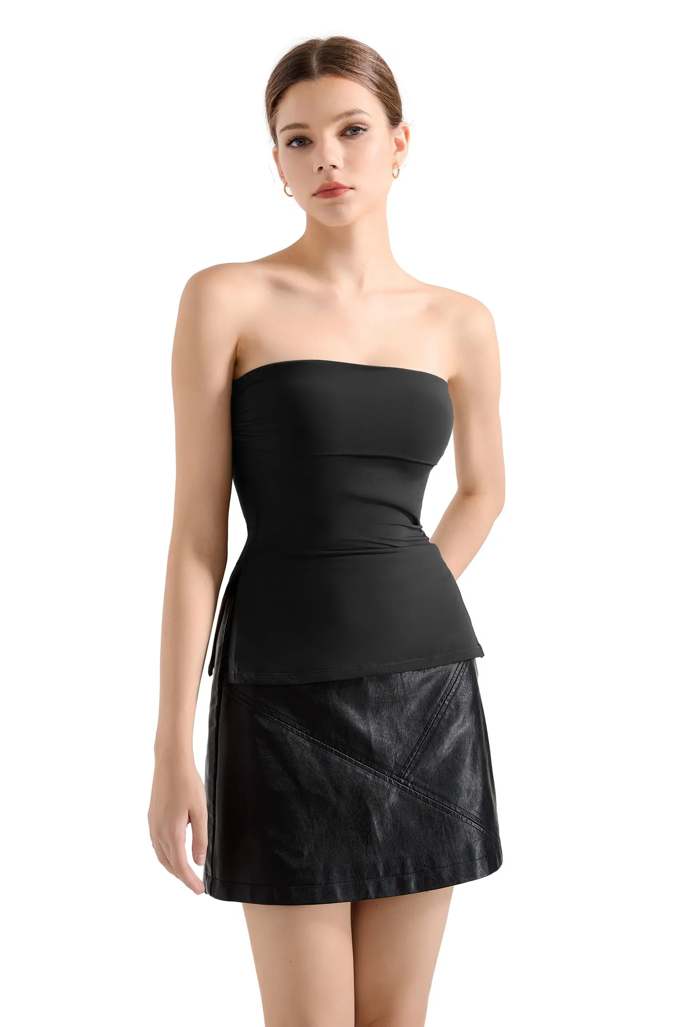 Buttery Soft Side Split Tube Top - Image 9