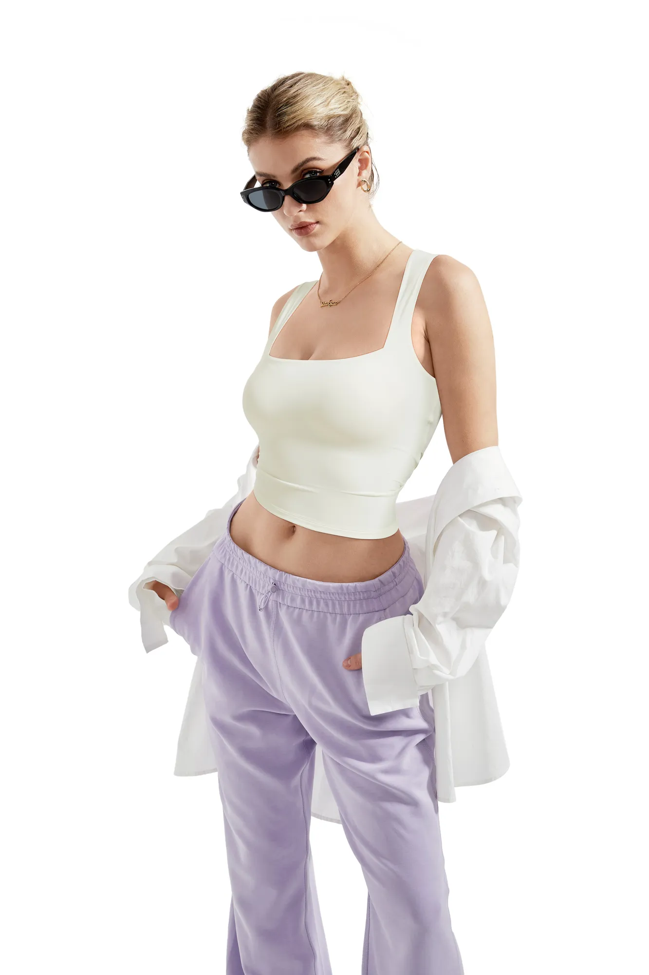 Buttery Soft Square Neck Tank Top - Image 18