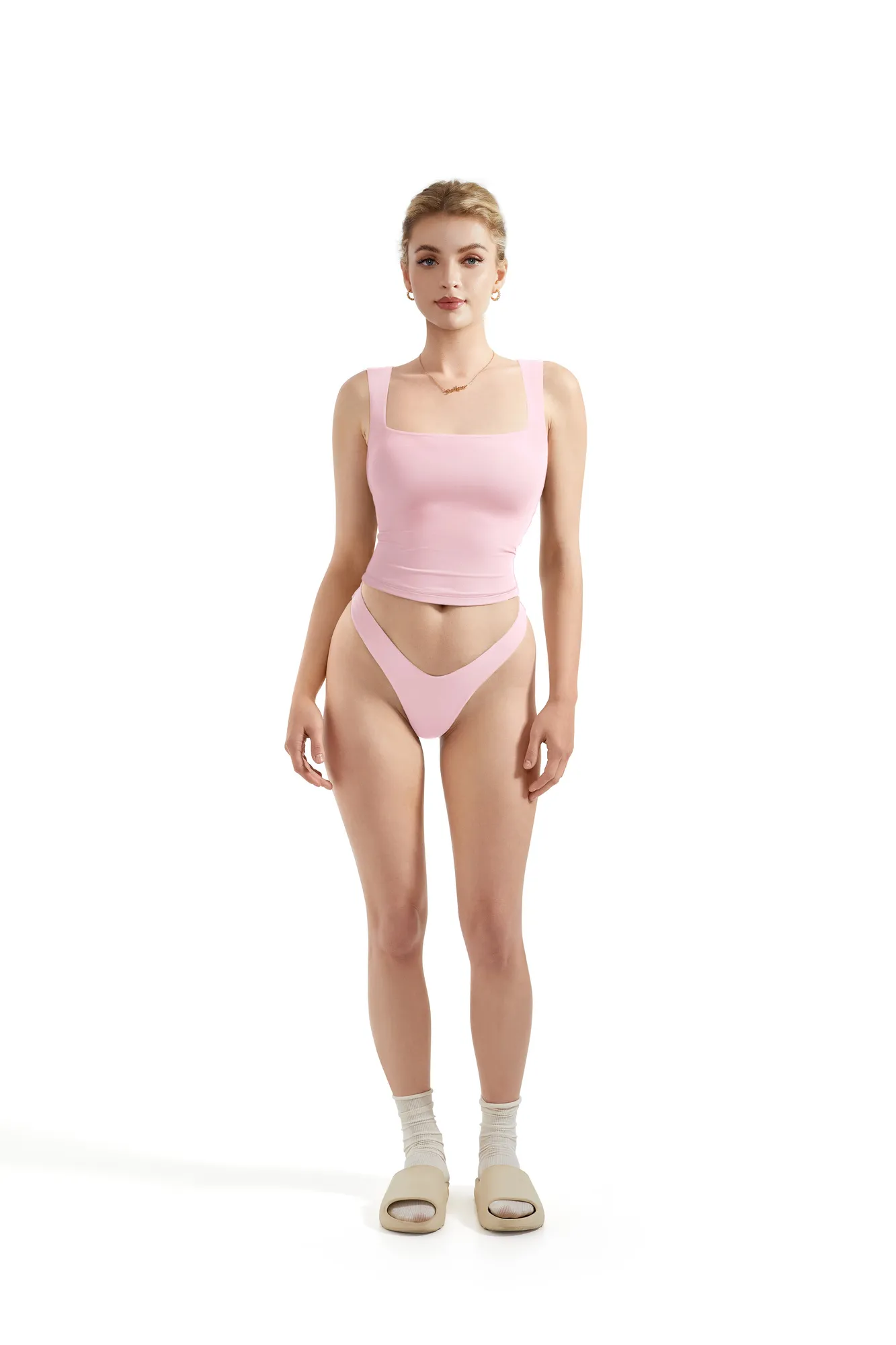 Buttery Soft Square Neck Tank Top - Image 31