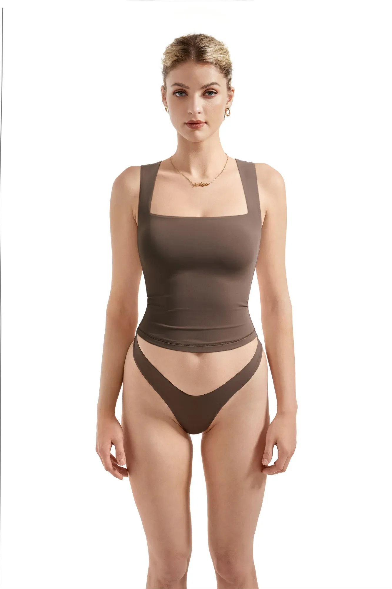 Buttery Soft Square Neck Tank Top - Image 37