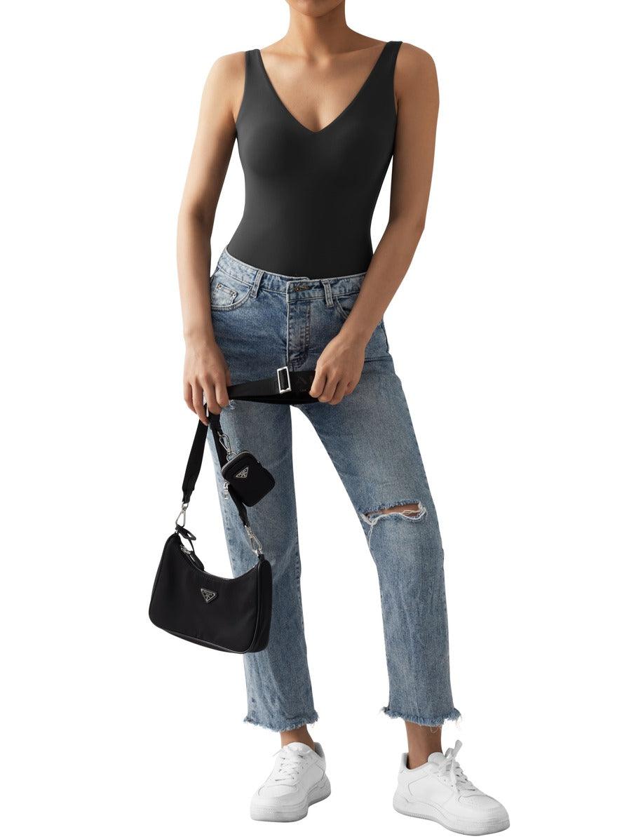 Buttery Soft V Neck Bodysuit - Image 5