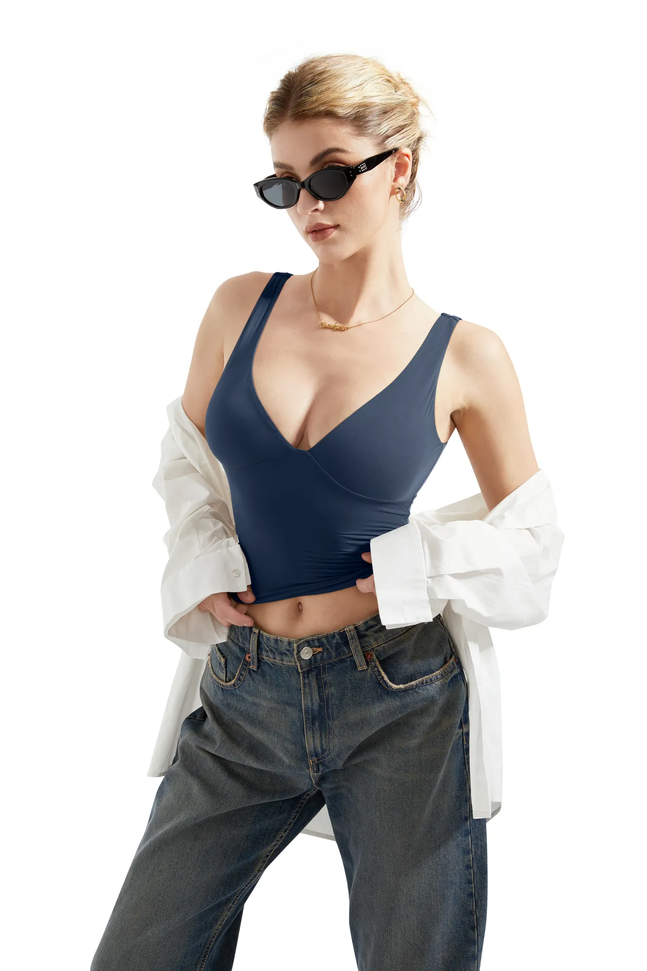 Buttery Soft V Neck Tank Top - Image 17