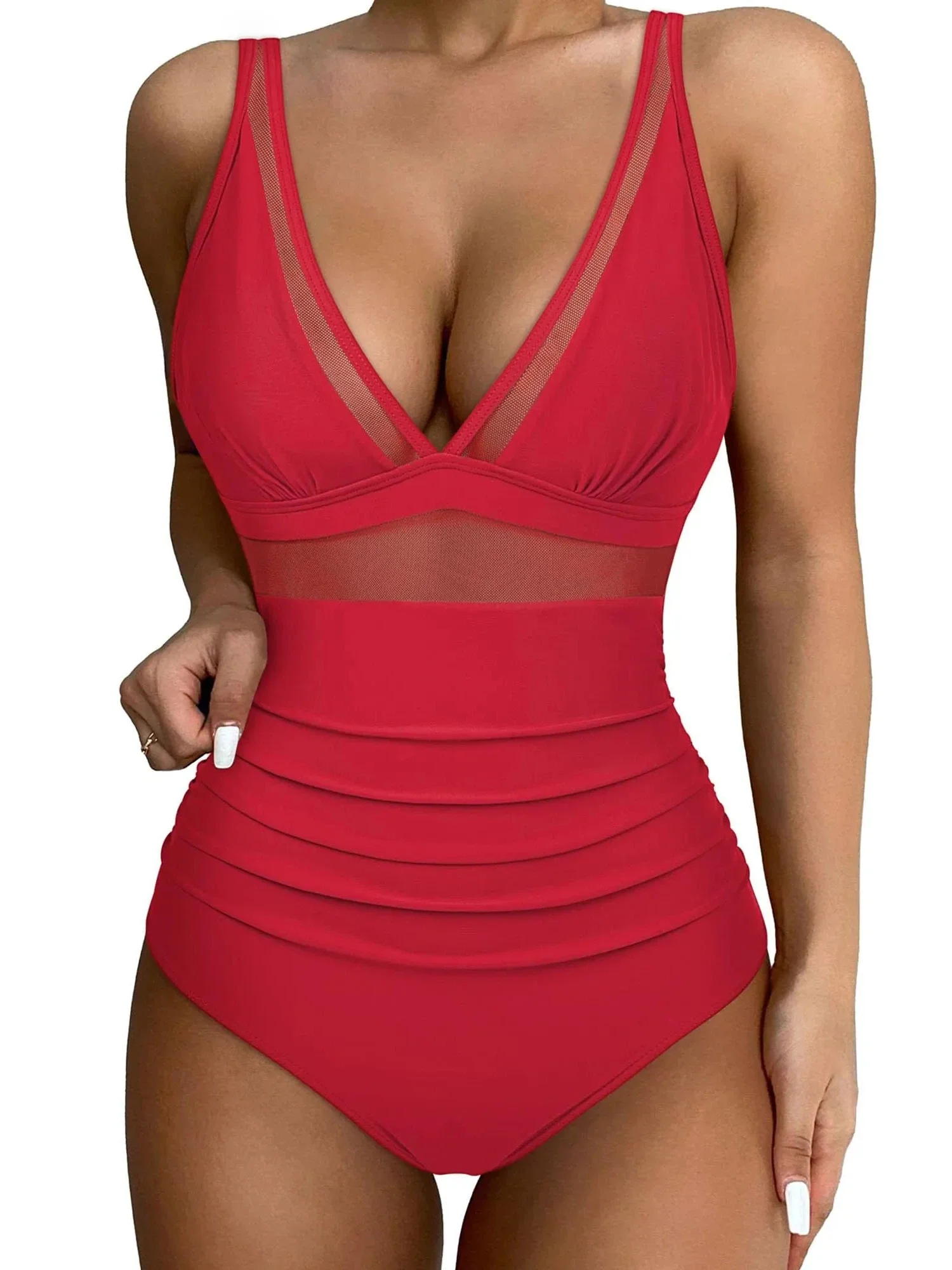Mesh Push Up Bathing Suit - Image 101
