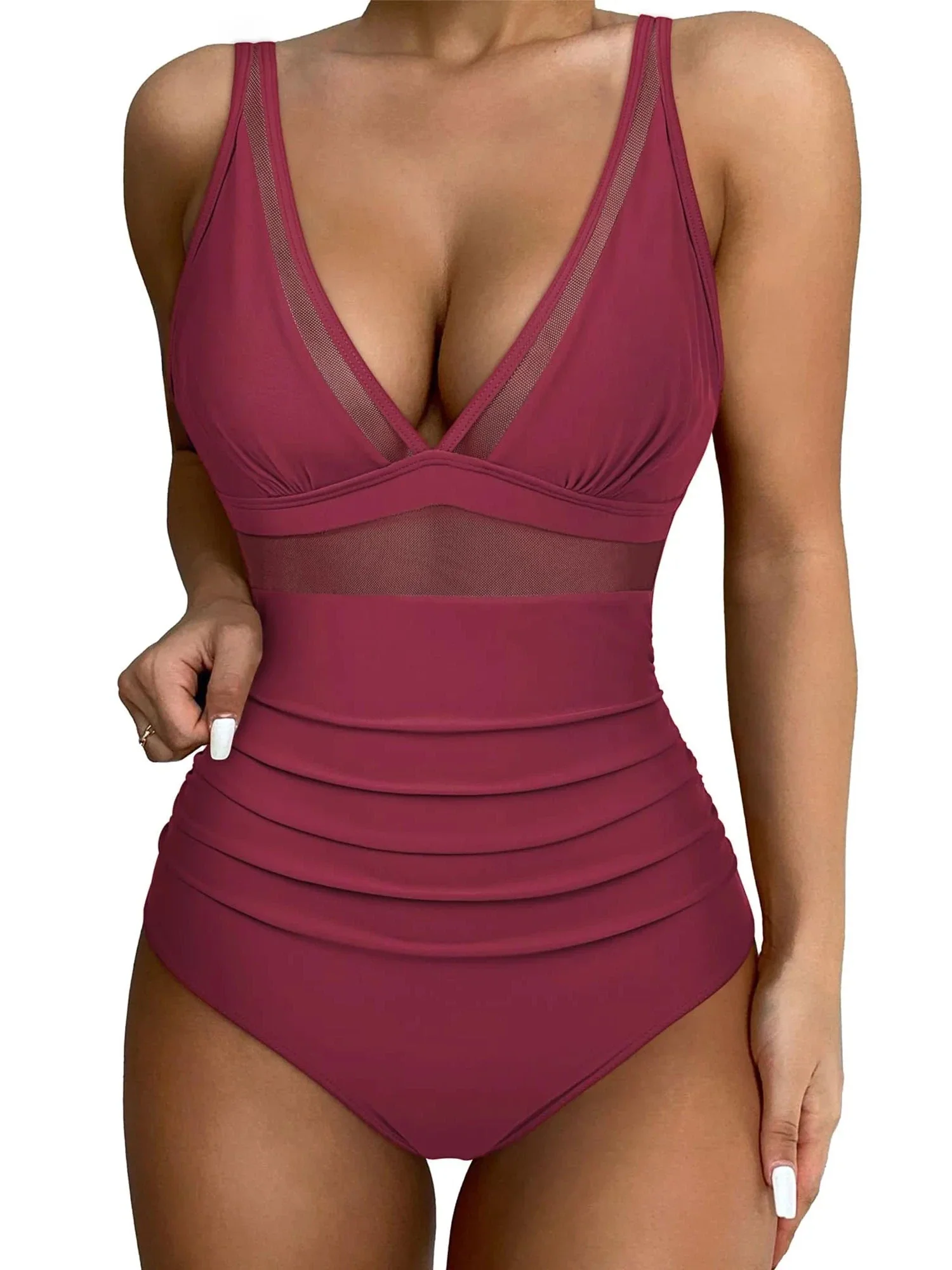 Mesh Push Up Bathing Suit - Image 113