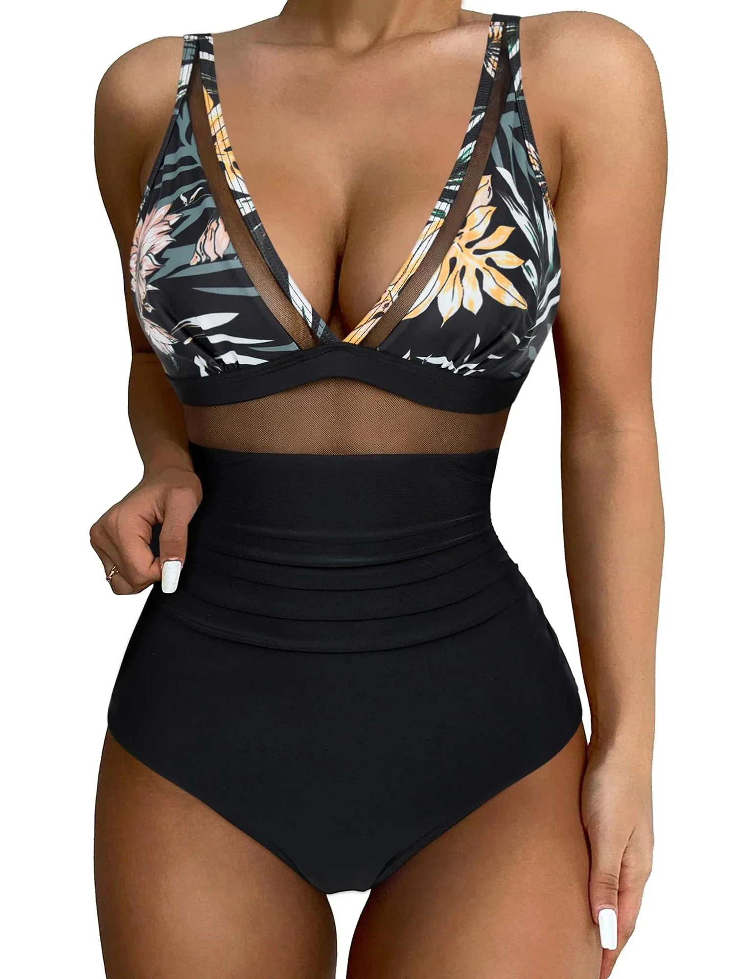 Mesh Push Up Bathing Suit - Image 20