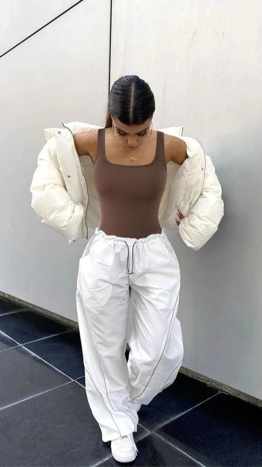 Ribbed Bodysuit - Image 58