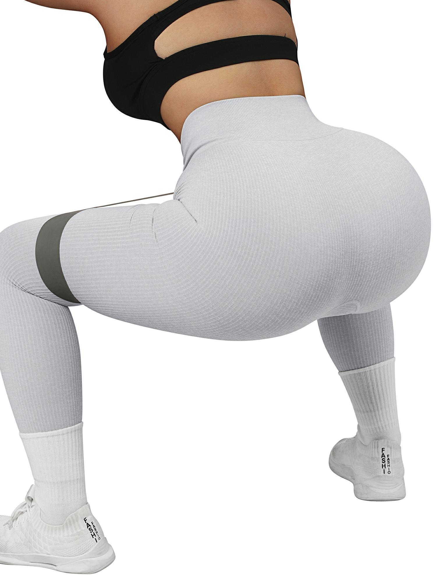 Ribbed Printed Seamless Leggings - Image 15