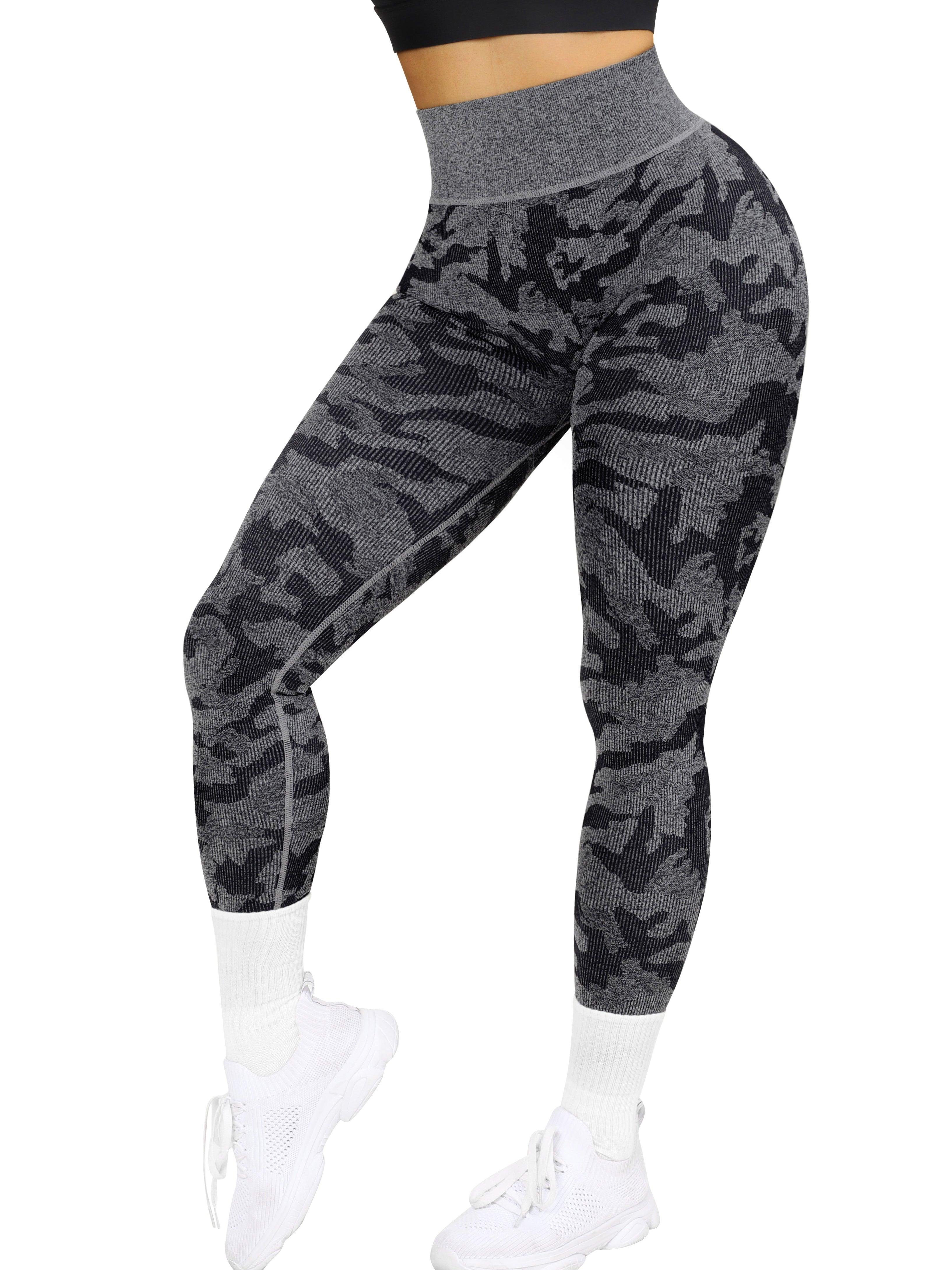 Ribbed Printed Seamless Leggings - Image 27